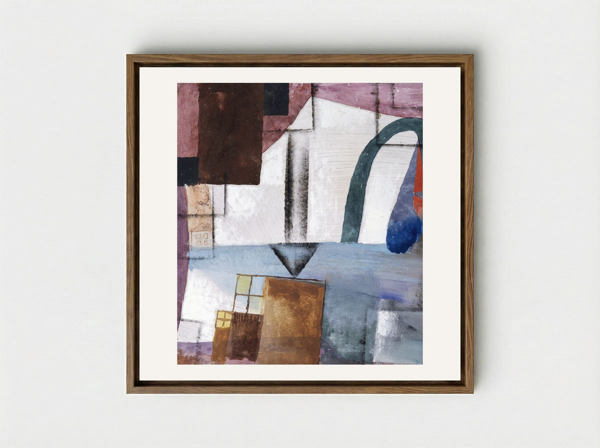 White Easter II - Paul Klee - Framed Canvas Wood