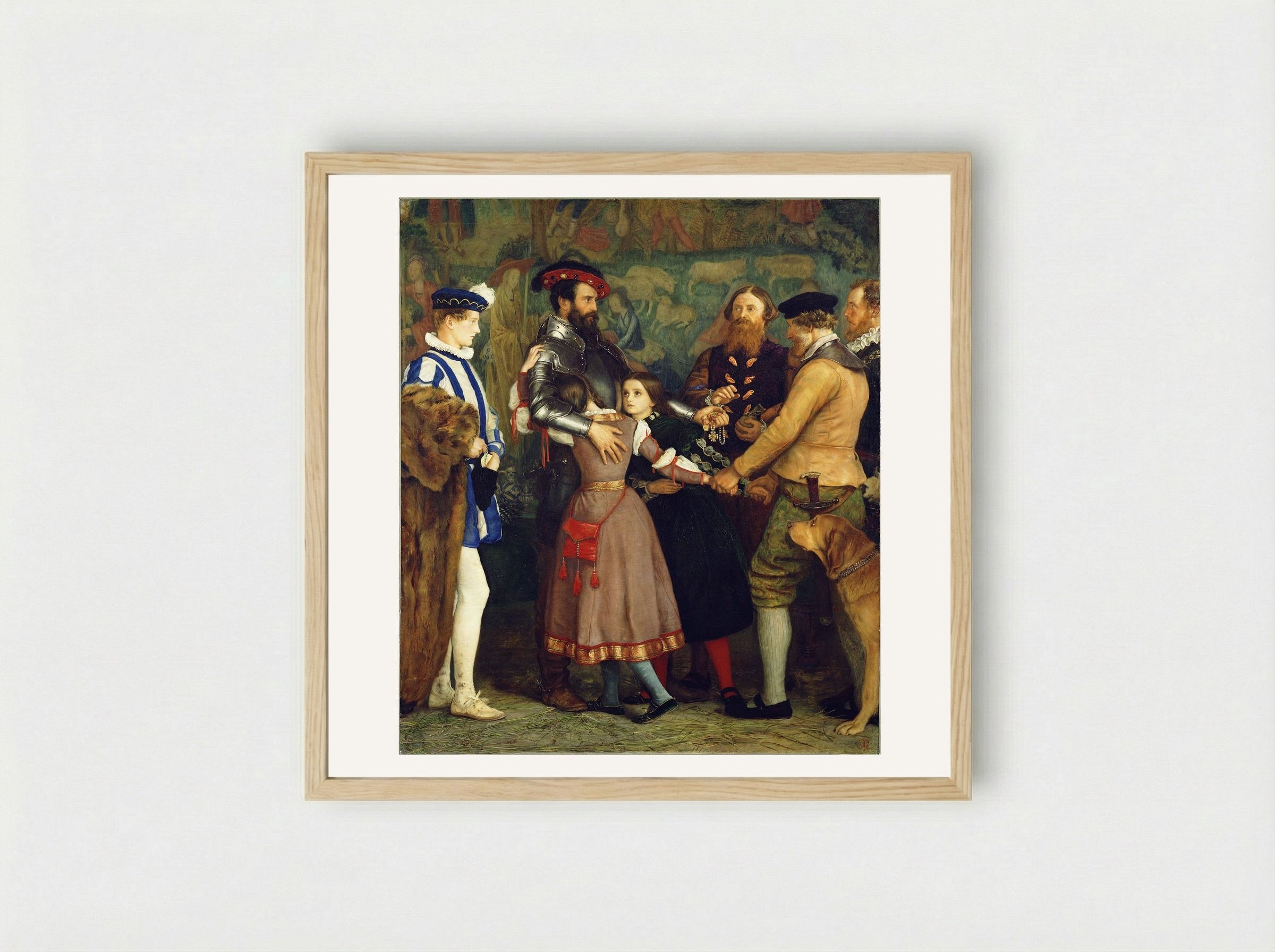 The Ransom - John Everett Millais - Framed Print Wood