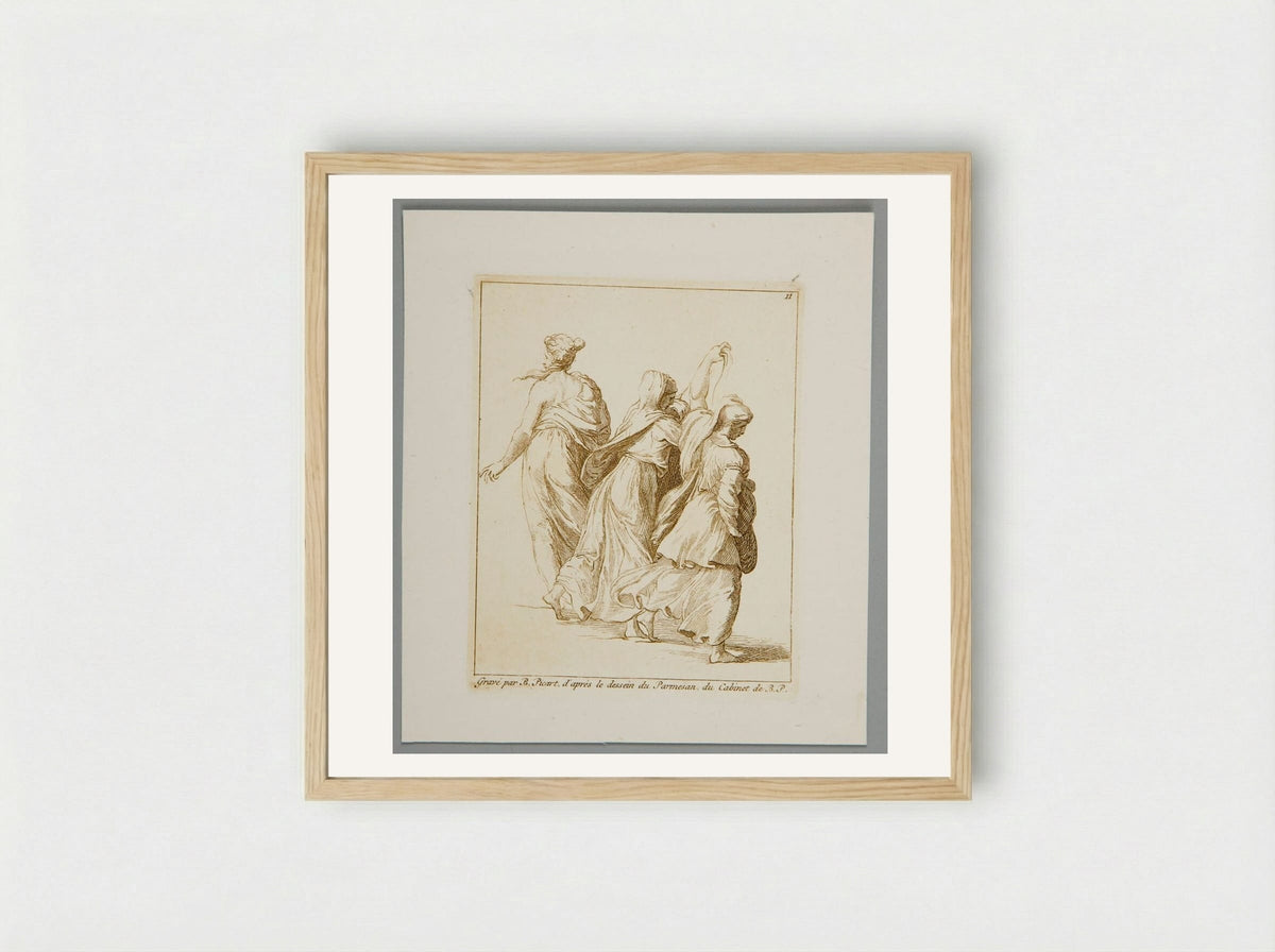 Three Holy Women - Bernard Picart - Framed Print Wood