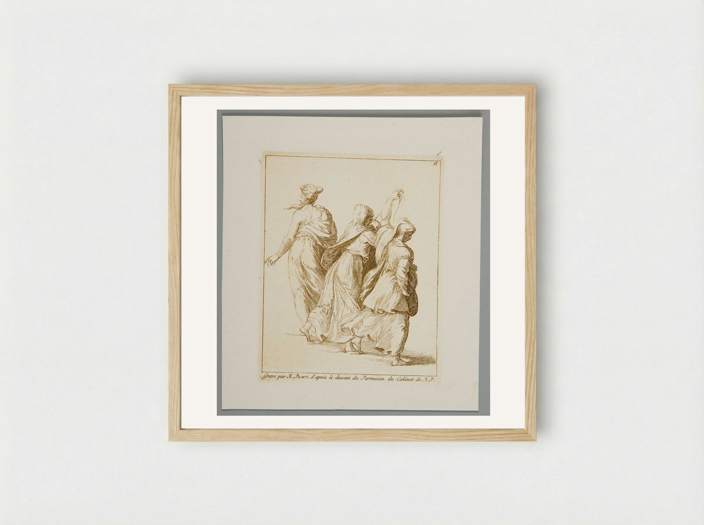 Three Holy Women - Bernard Picart - Framed Print Wood
