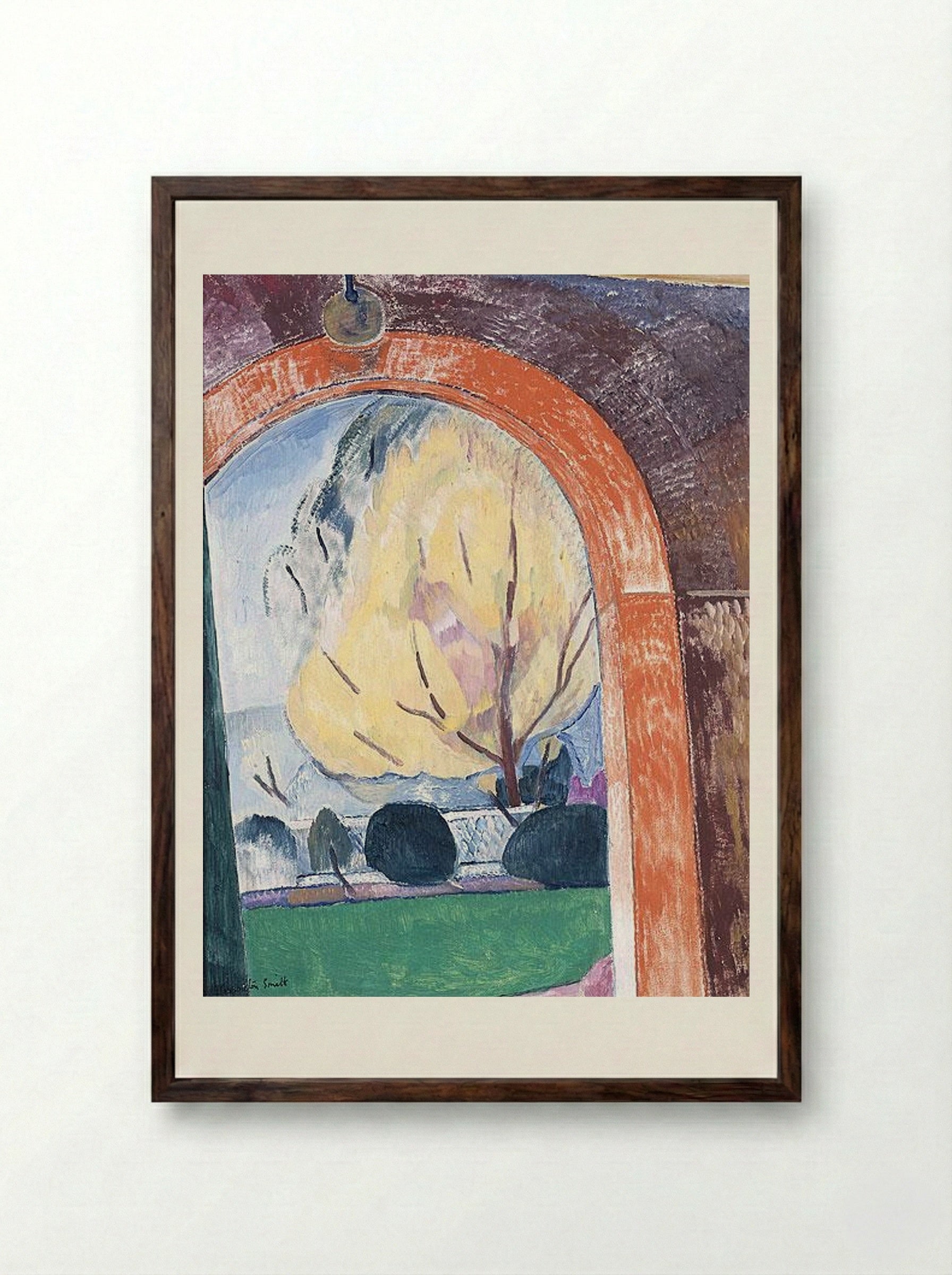 Yarralumla - Grace Cossington Smith - Framed Print Dark Wood