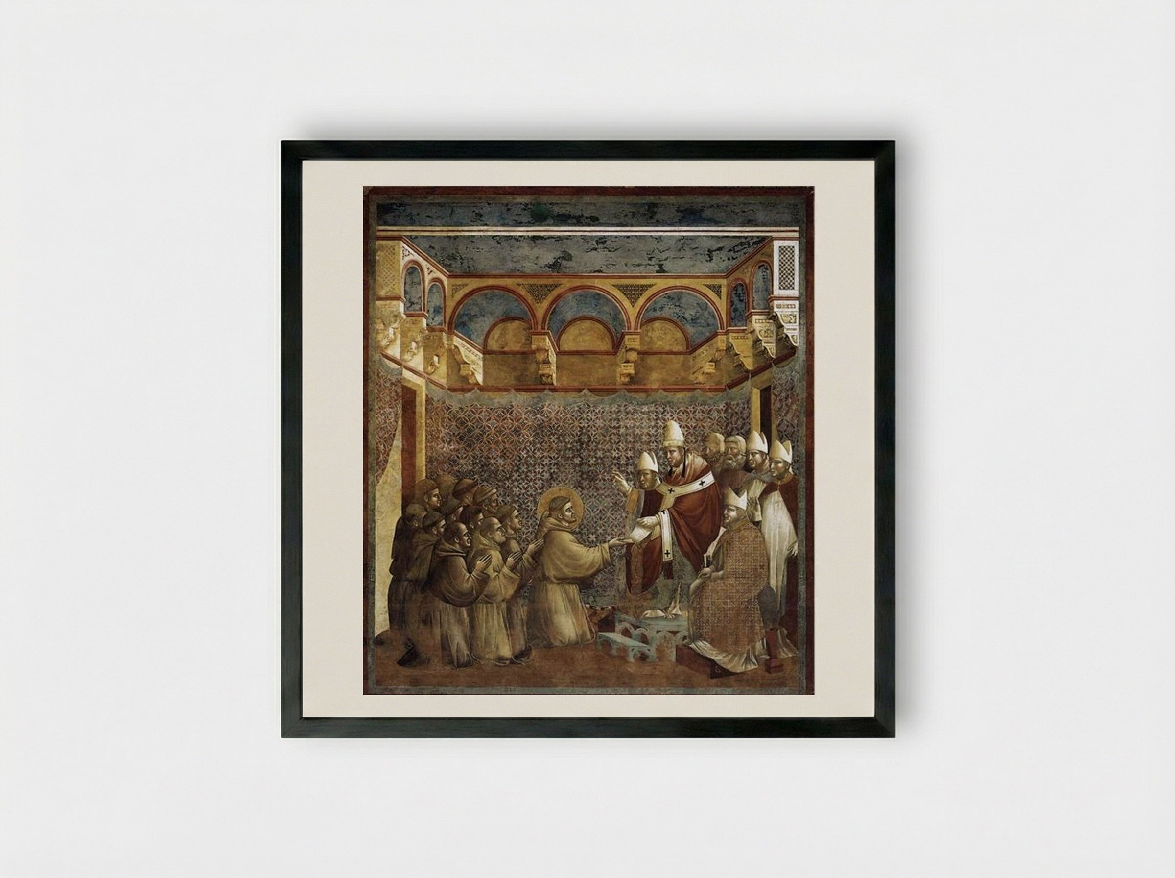 Confirmation of the Rule - Giotto di Bondone - Framed Print Black