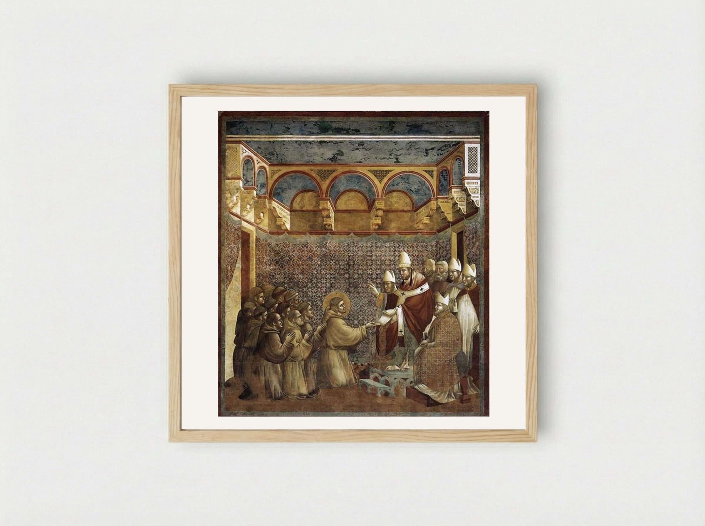 Confirmation of the Rule - Giotto di Bondone - Framed Print Wood