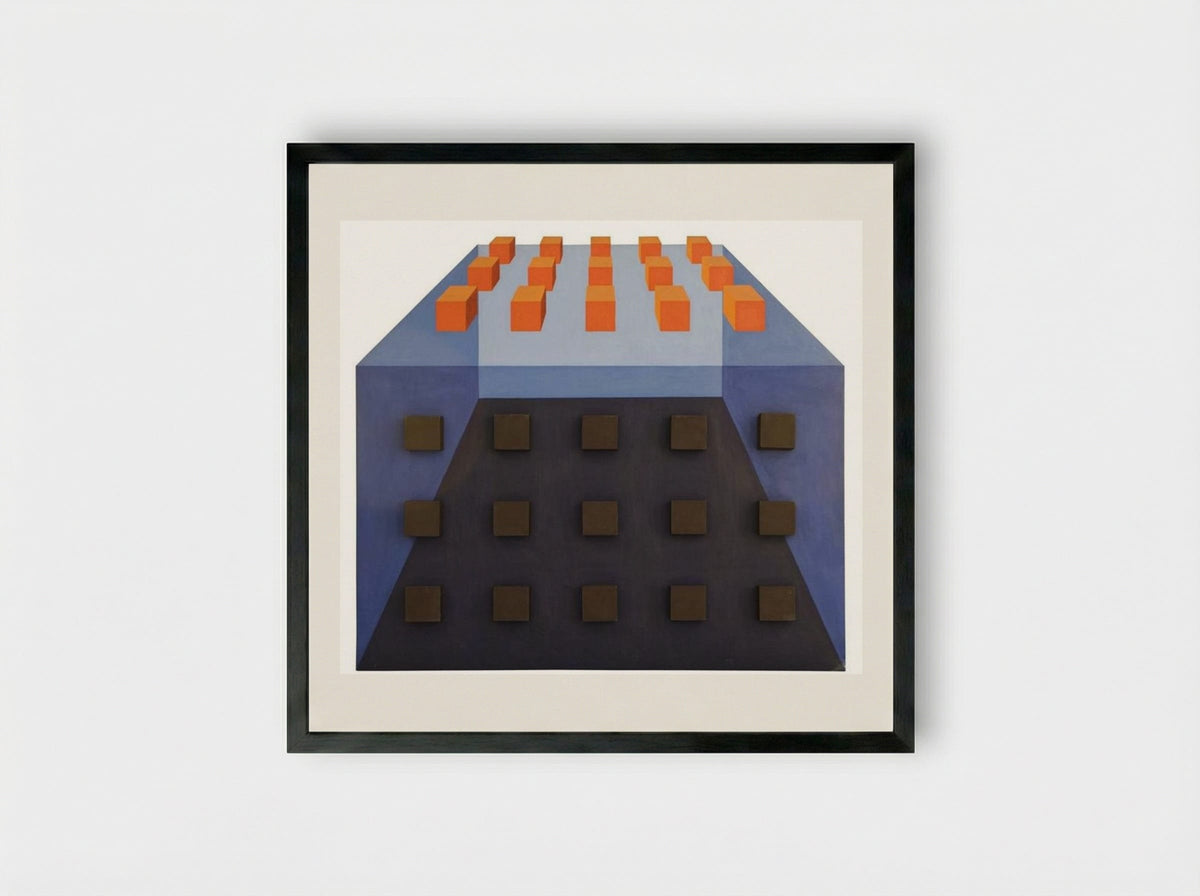 Espaço Ilusório II - Eduardo Nery - Framed Print Black
