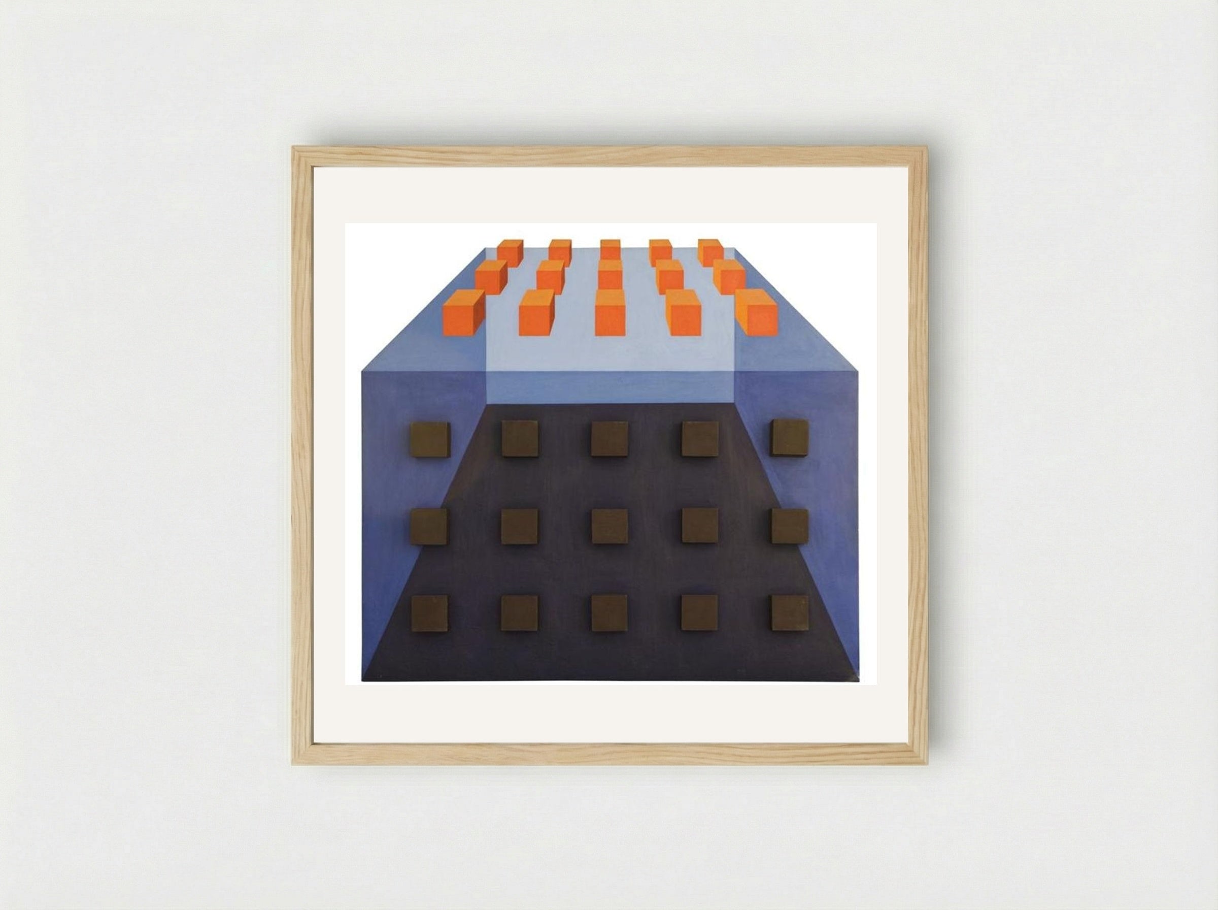 Espaço Ilusório II - Eduardo Nery - Framed Print Wood