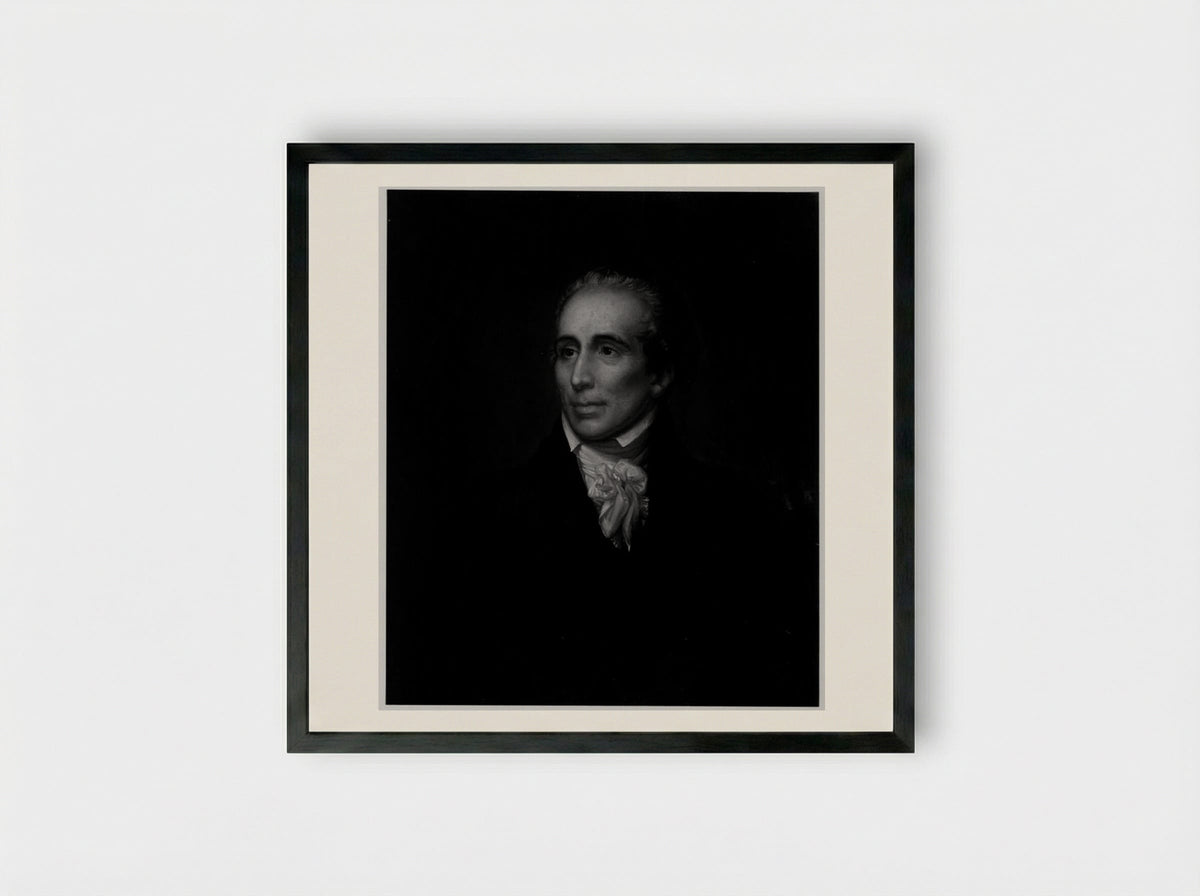 John Warren - Rembrandt Peale - Framed Print Black
