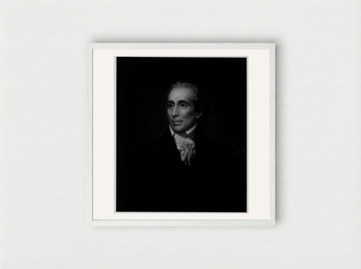 John Warren - Rembrandt Peale - Framed Print White