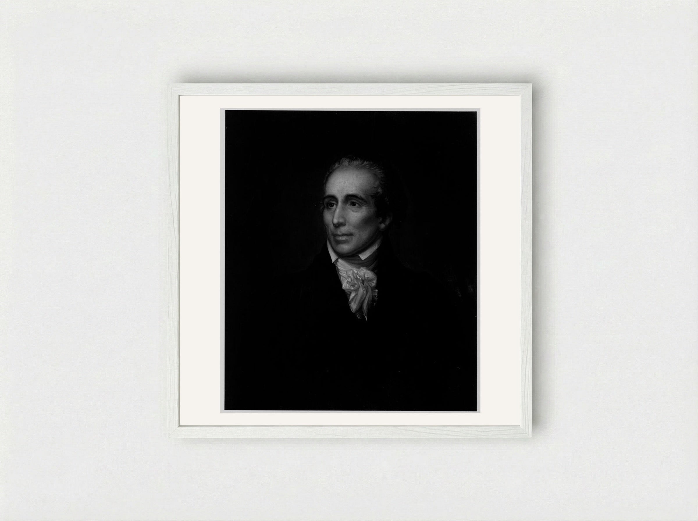 John Warren - Rembrandt Peale - Framed Print White