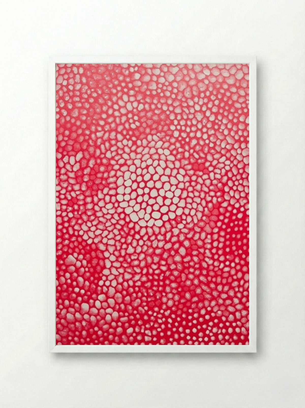 Sunlight - Yayoi Kusama - Framed Print White