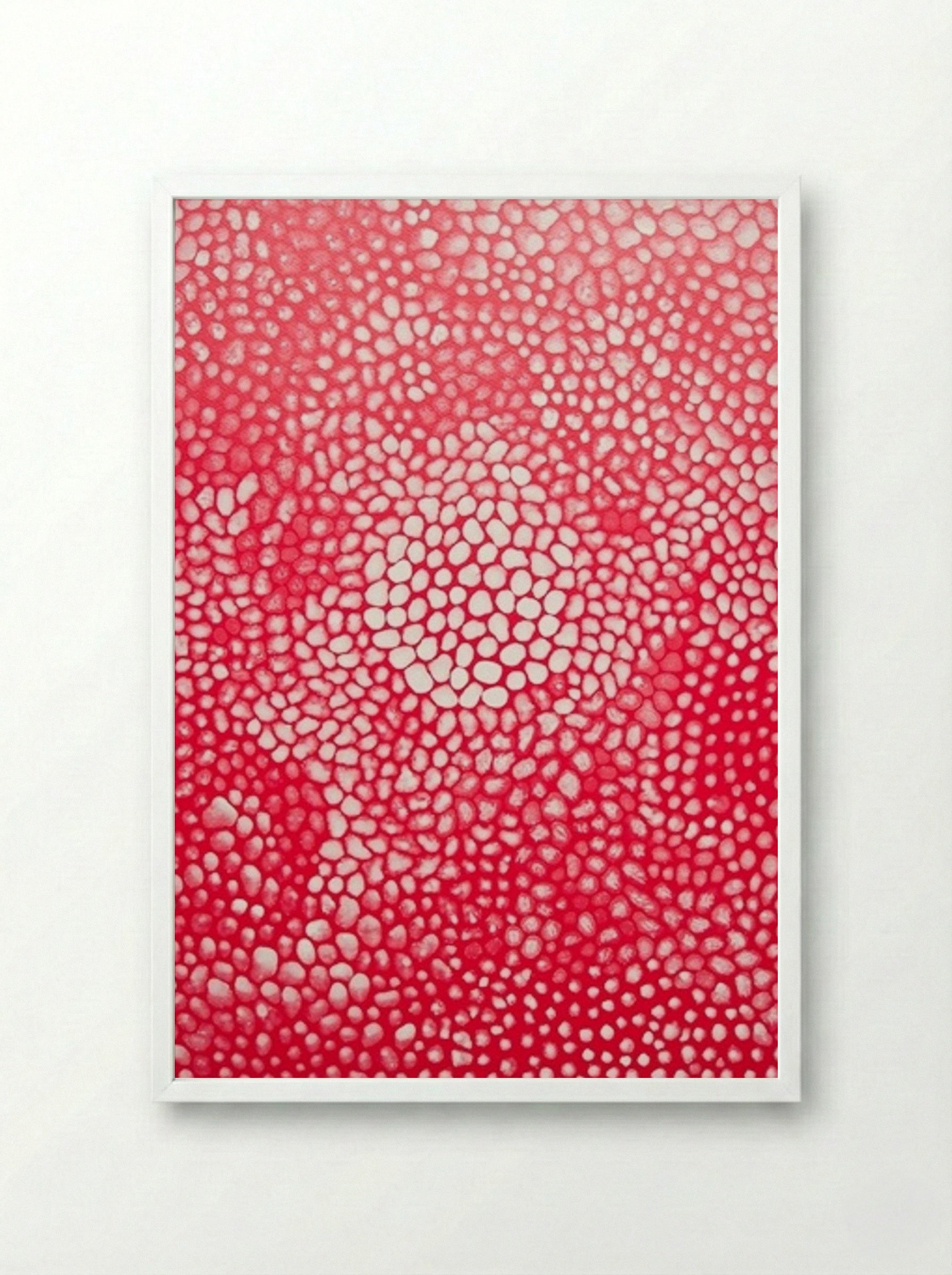 Sunlight - Yayoi Kusama - Framed Print White