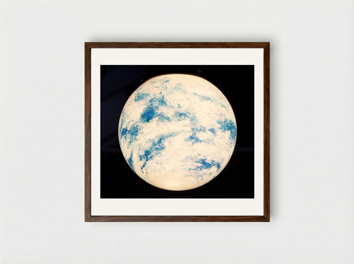 Untitled (Globe) - Paul Thek - Framed Print Dark Wood