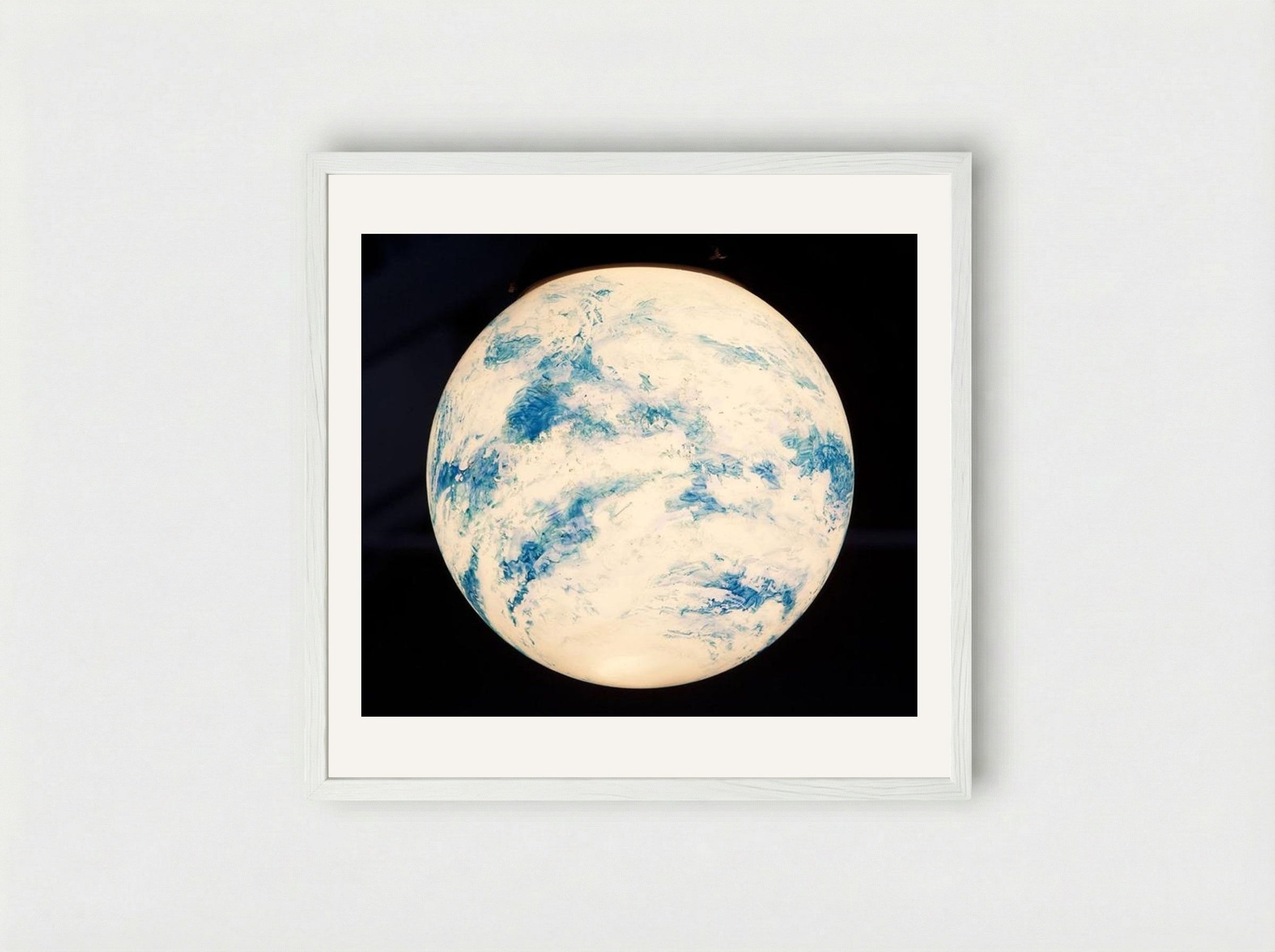 Untitled (Globe) - Paul Thek - Framed Print White