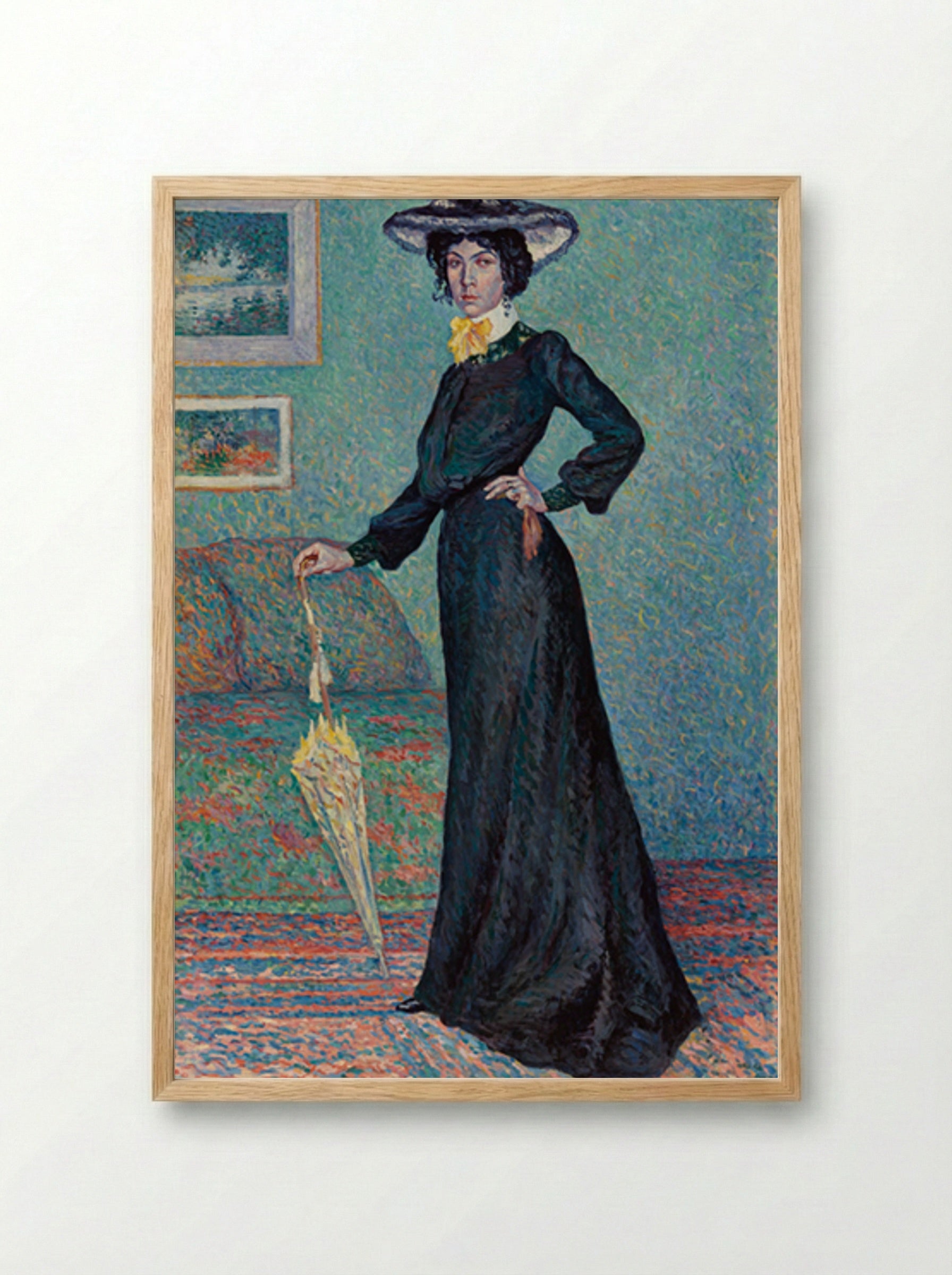 Lucie Cousturier - Maximilien Luce - Framed Print Wood