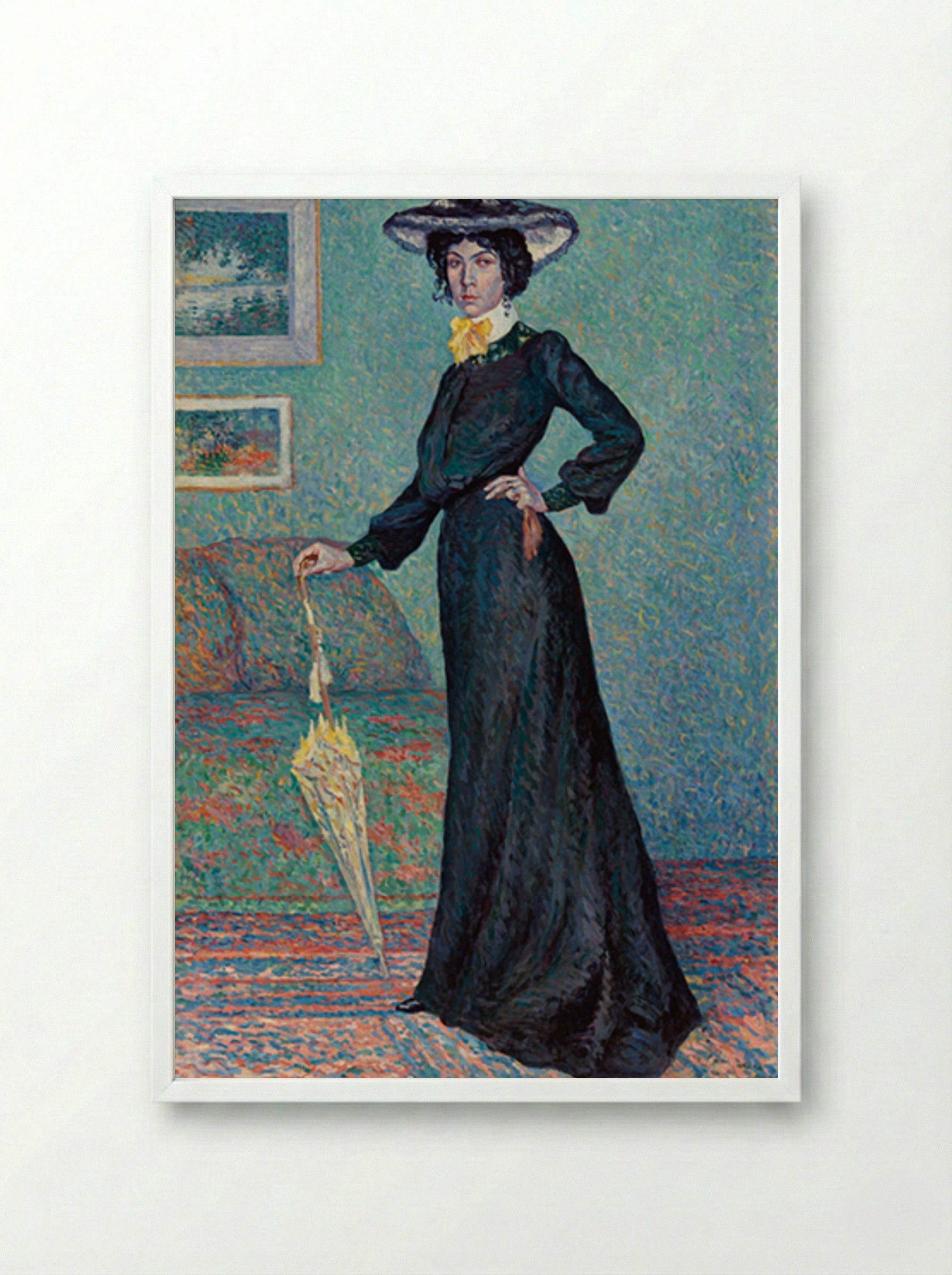 Lucie Cousturier - Maximilien Luce - Framed Print White