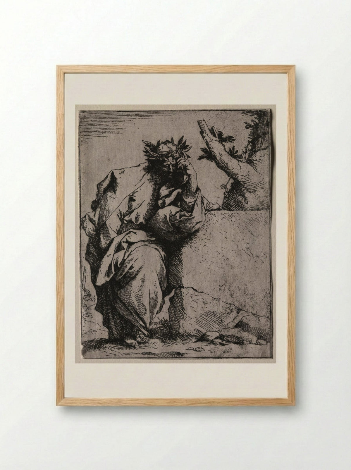 Virgil - Jusepe de Ribera - Framed Print Wood