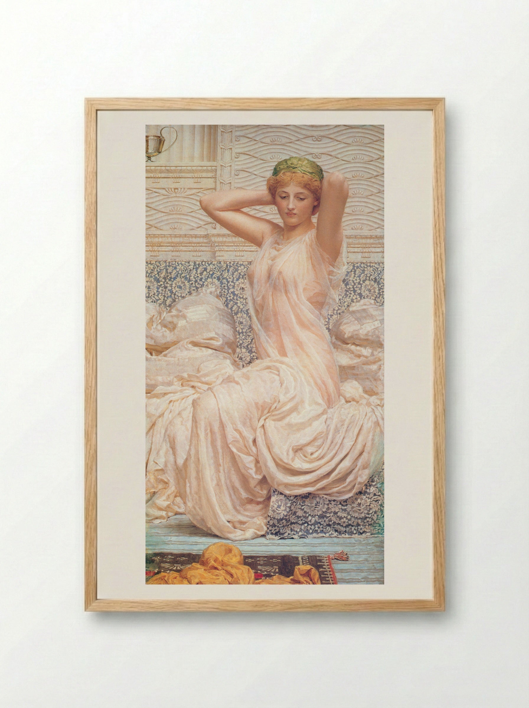 Silver - Albert Joseph Moore - Framed Print Wood