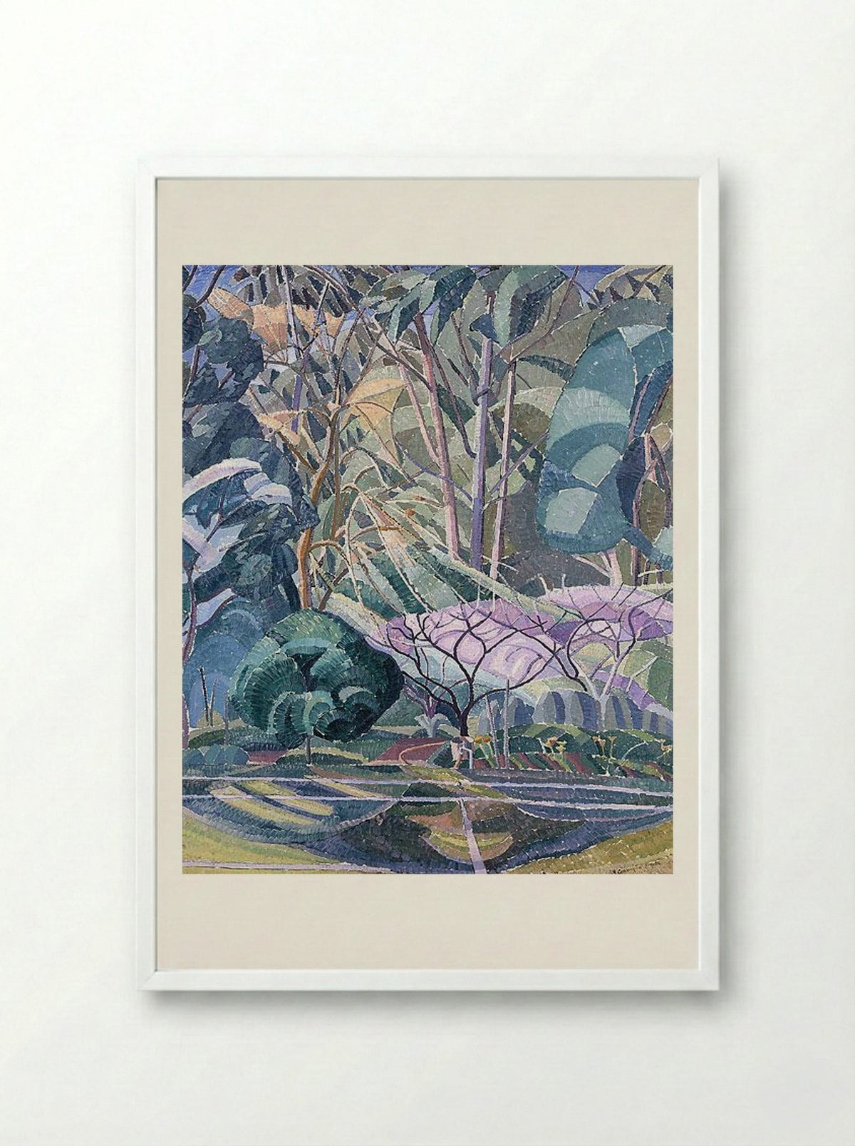 Trees - Grace Cossington Smith - Framed Print White