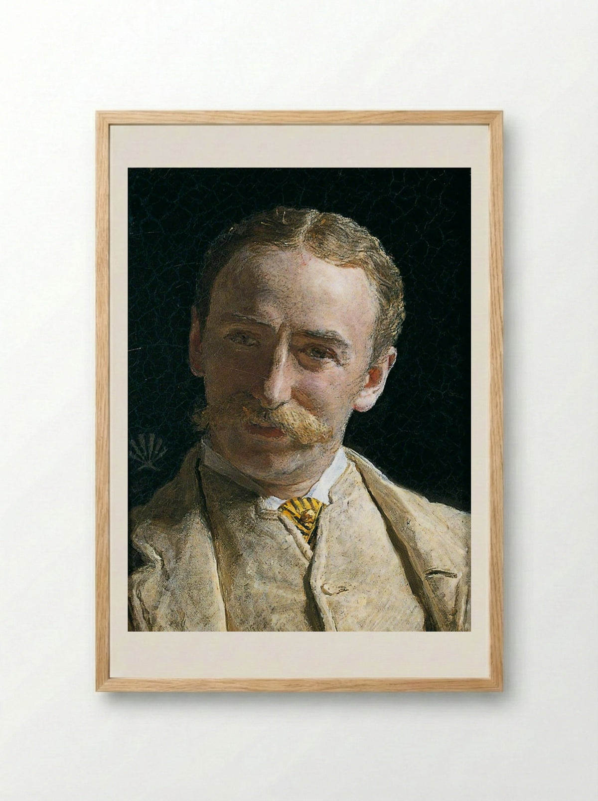 William Connal, Jr. Esq. of Solsgirth - Albert Joseph Moore - Framed Print Wood