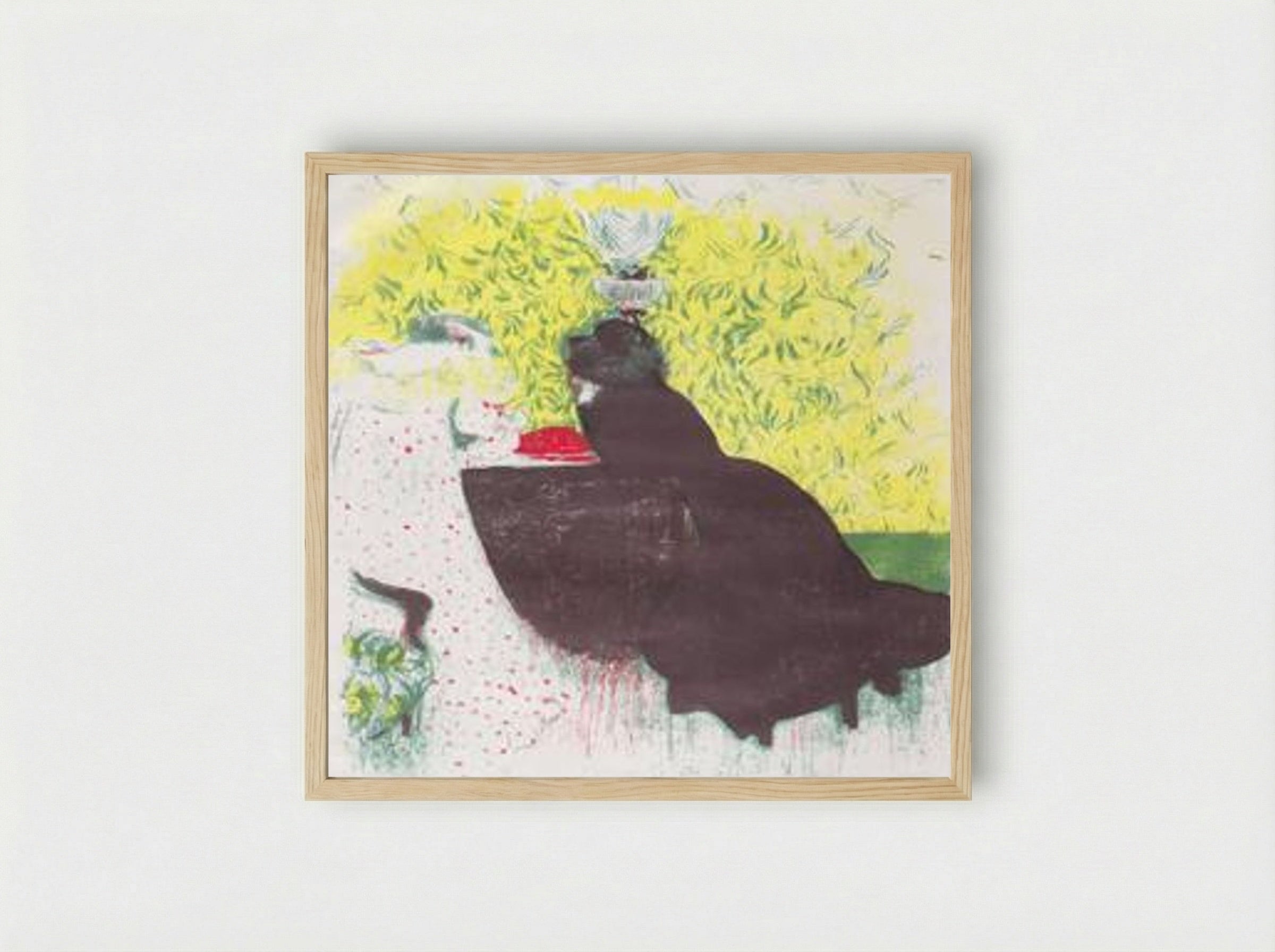 The Two Sisters - Édouard Vuillard - Framed Print Wood