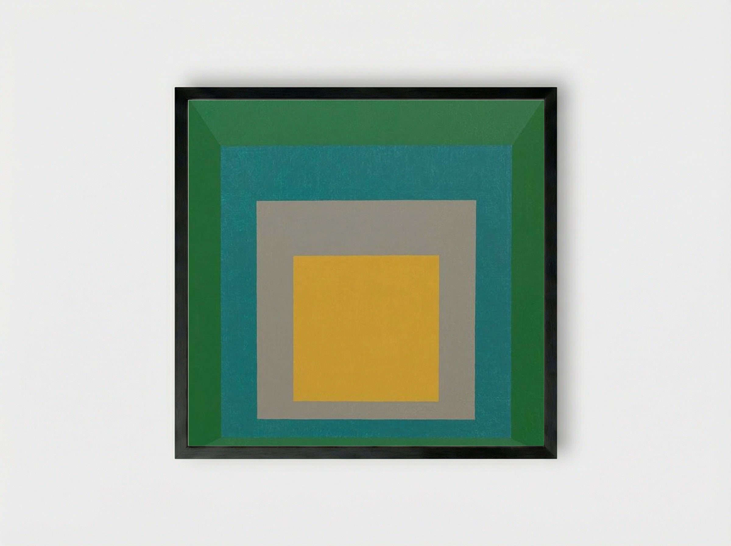 Homage to the Square: Apparition - Josef Albers - Framed Print Black
