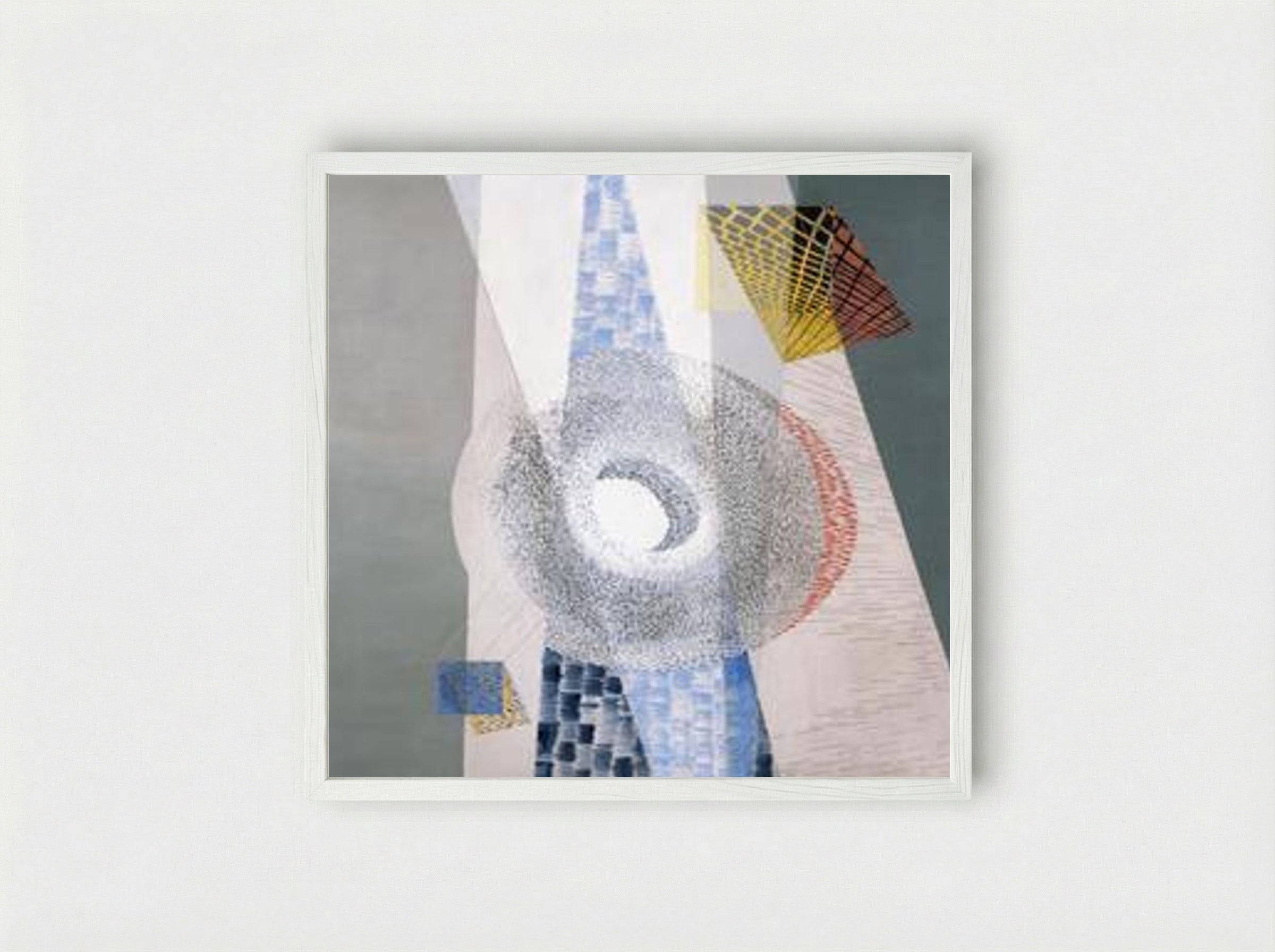 L & CH (Laszlo Moholy-Nagy) - László Moholy-Nagy - Framed Print White