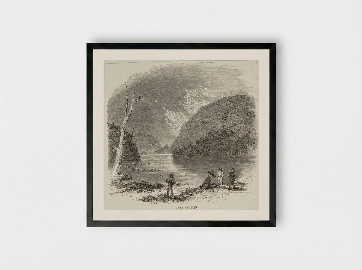Lake Colden - Butterworth and Heath - Framed Print Black