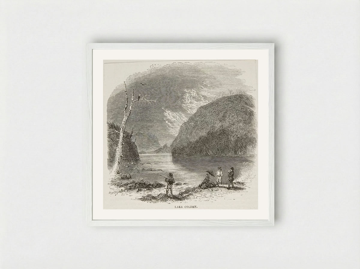 Lake Colden - Butterworth and Heath - Framed Print White