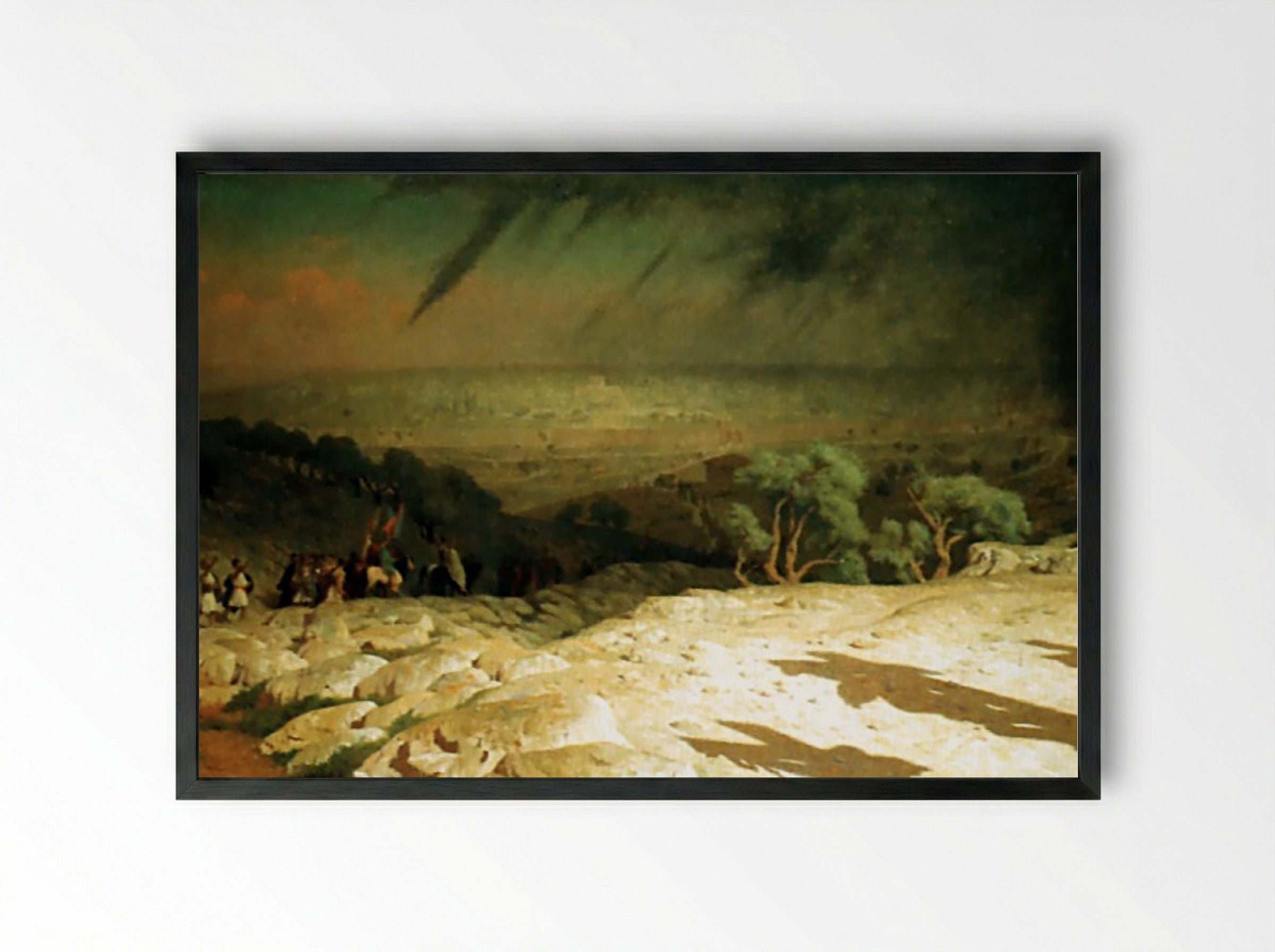 Consummatum est Jerusalem - Jean-Léon Gérôme - Framed Print Black