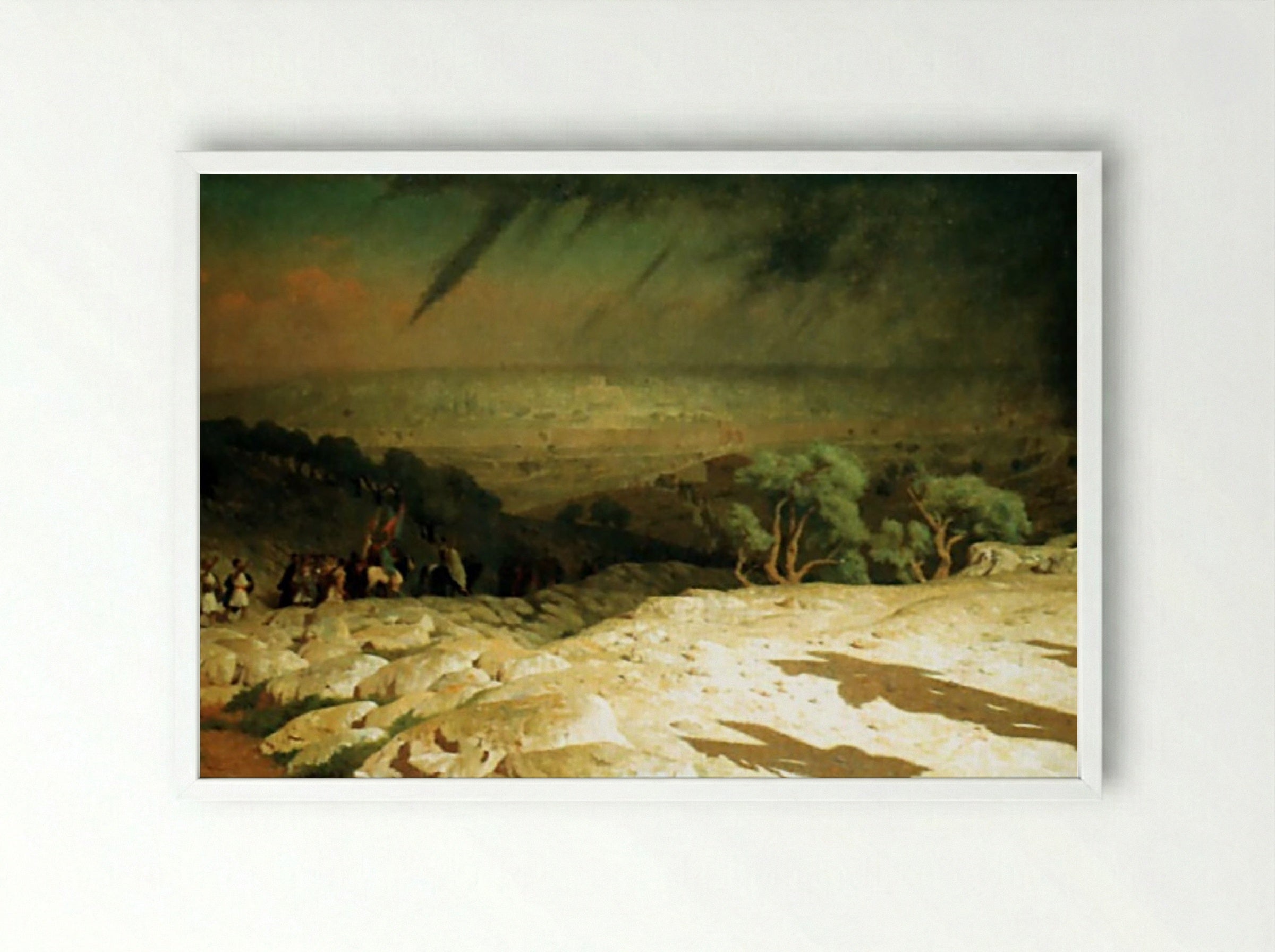 Consummatum est Jerusalem - Jean-Léon Gérôme - Framed Print White
