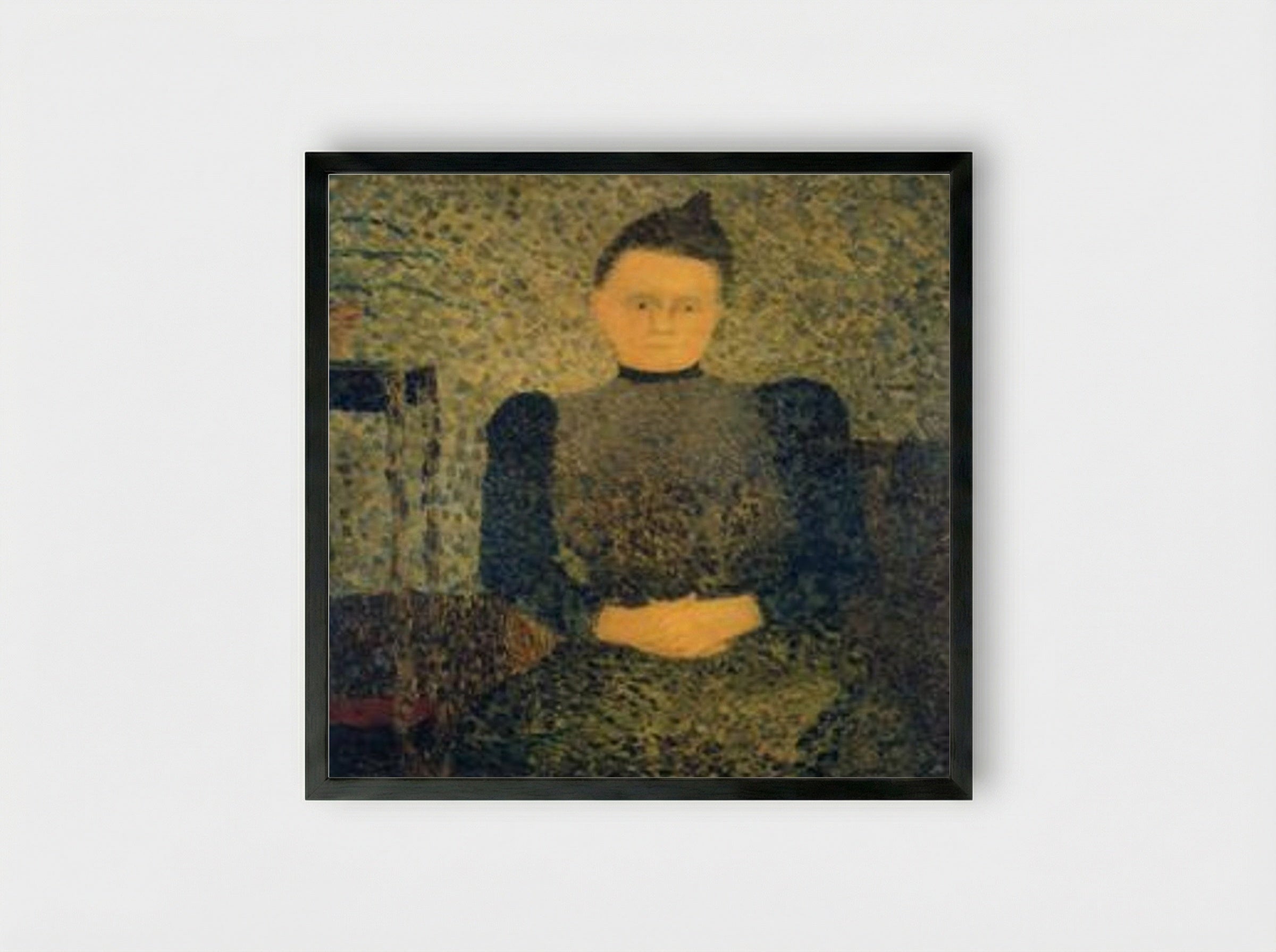 Portrait of Marie Vuillard - Édouard Vuillard - Framed Print Black