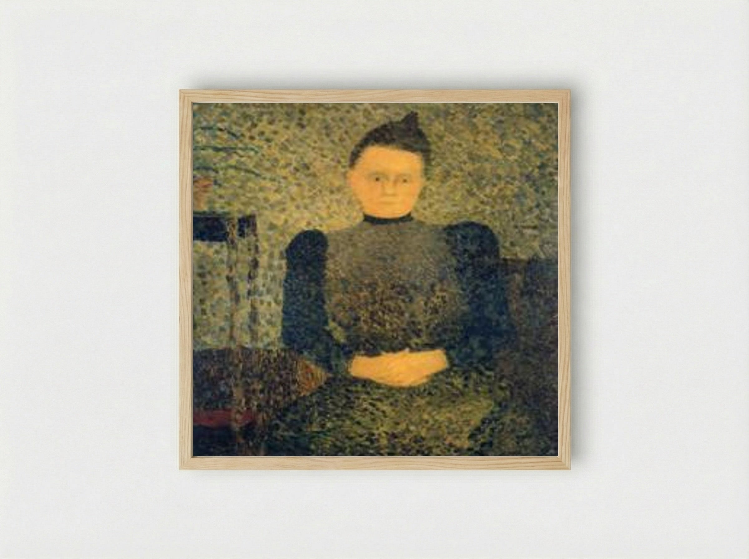 Portrait of Marie Vuillard - Édouard Vuillard - Framed Print Wood
