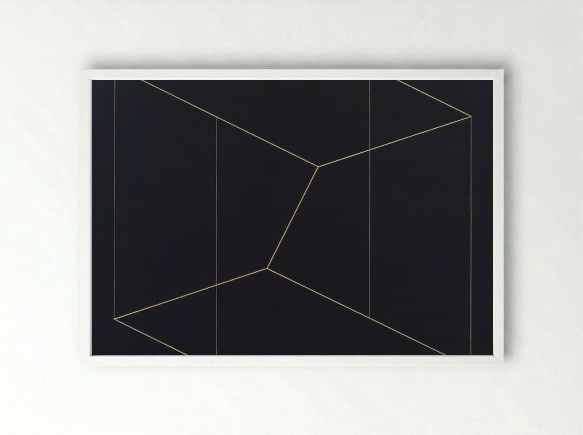 Structural Constellation 'To Ferdinand Hodler' - Josef Albers - Framed Print White