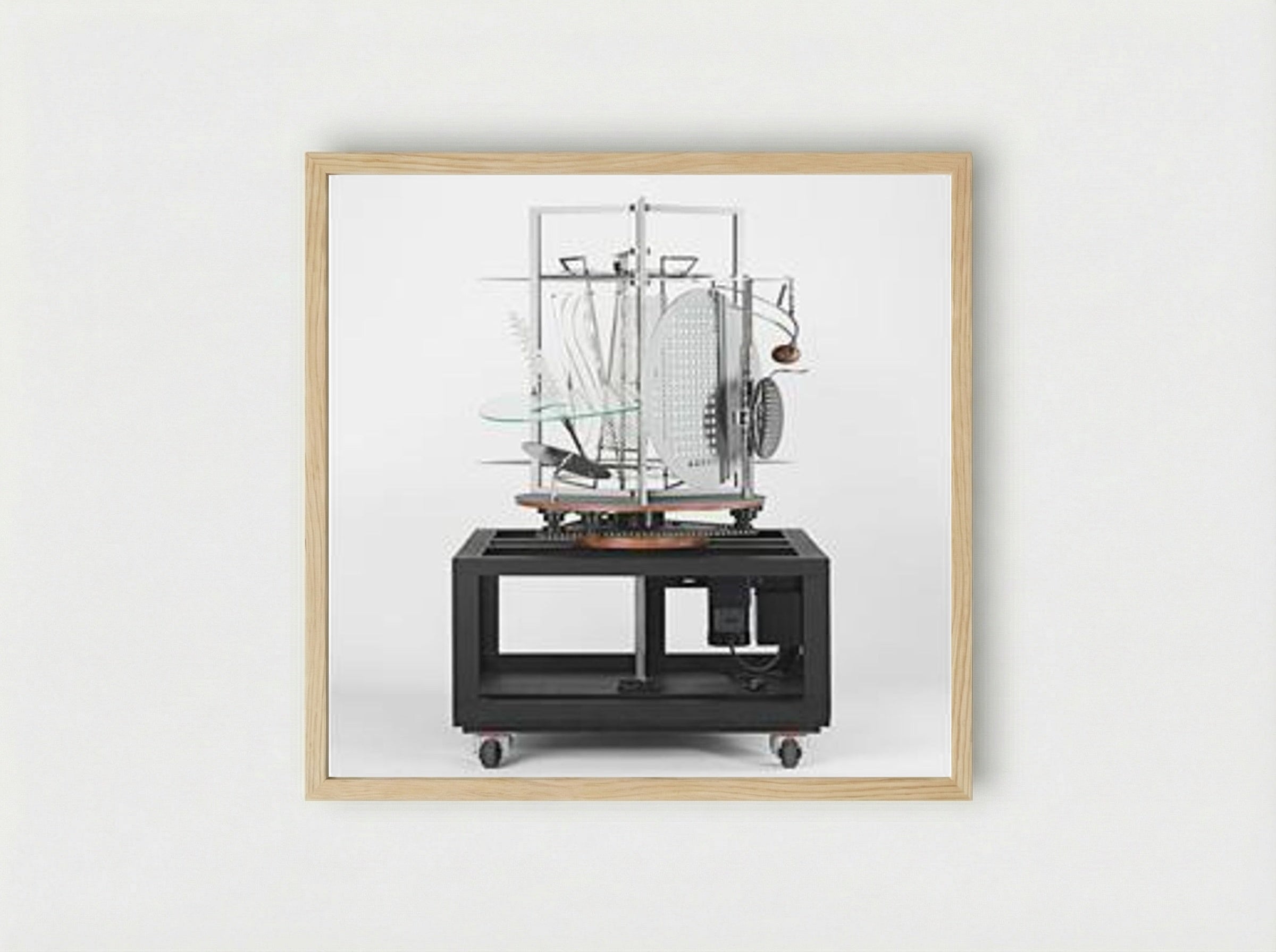 Light Prop for an Electric Stage (Light-Space Modulator) - László Moholy-Nagy - Framed Print Wood