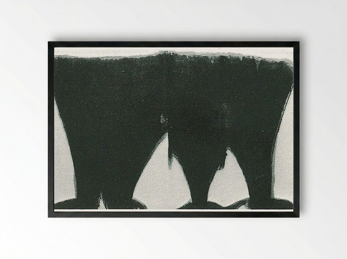 Dalet Aleph - Morris Louis - Framed Print Black