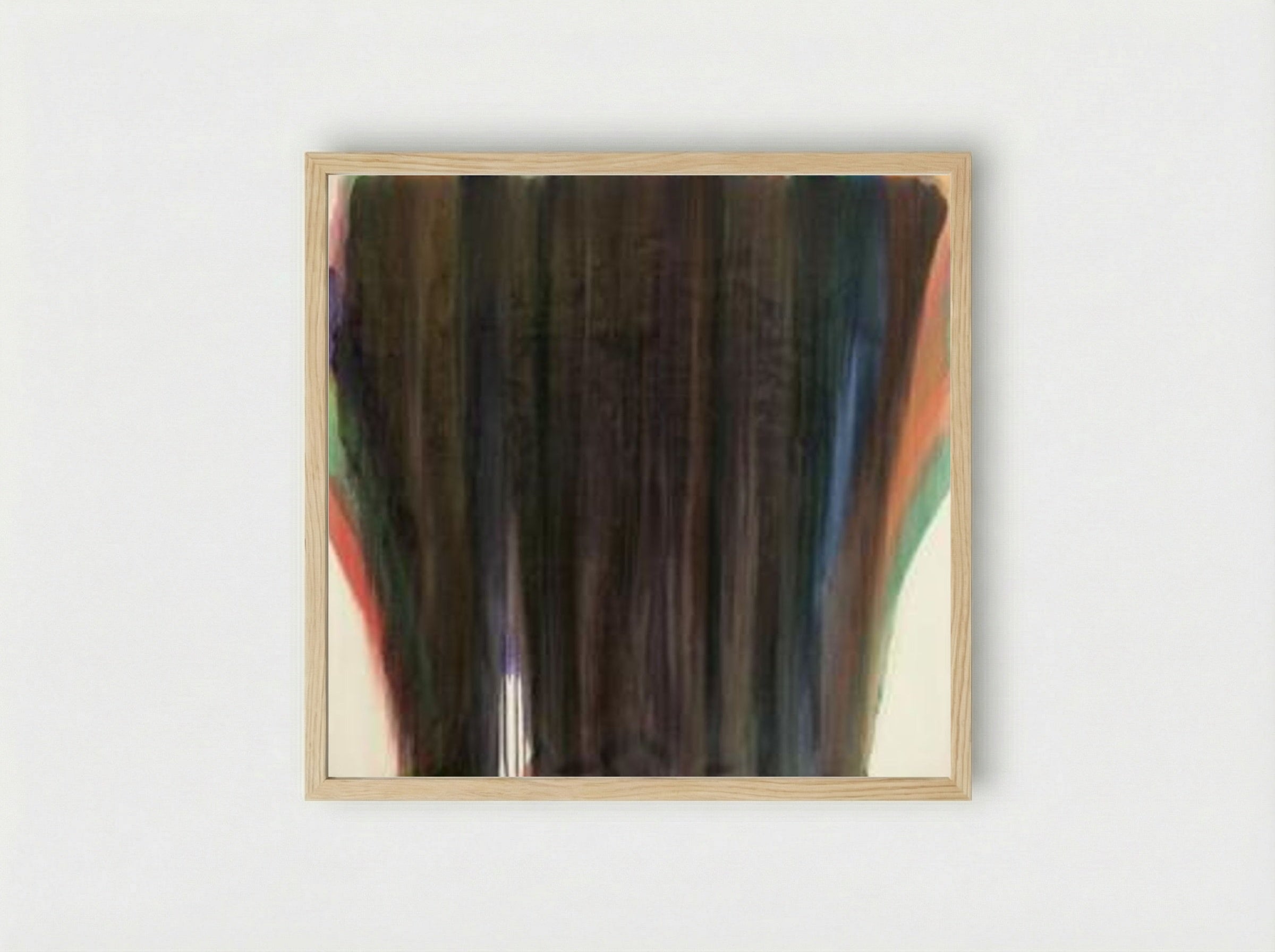 Beth Zayin - Morris Louis - Framed Print Wood