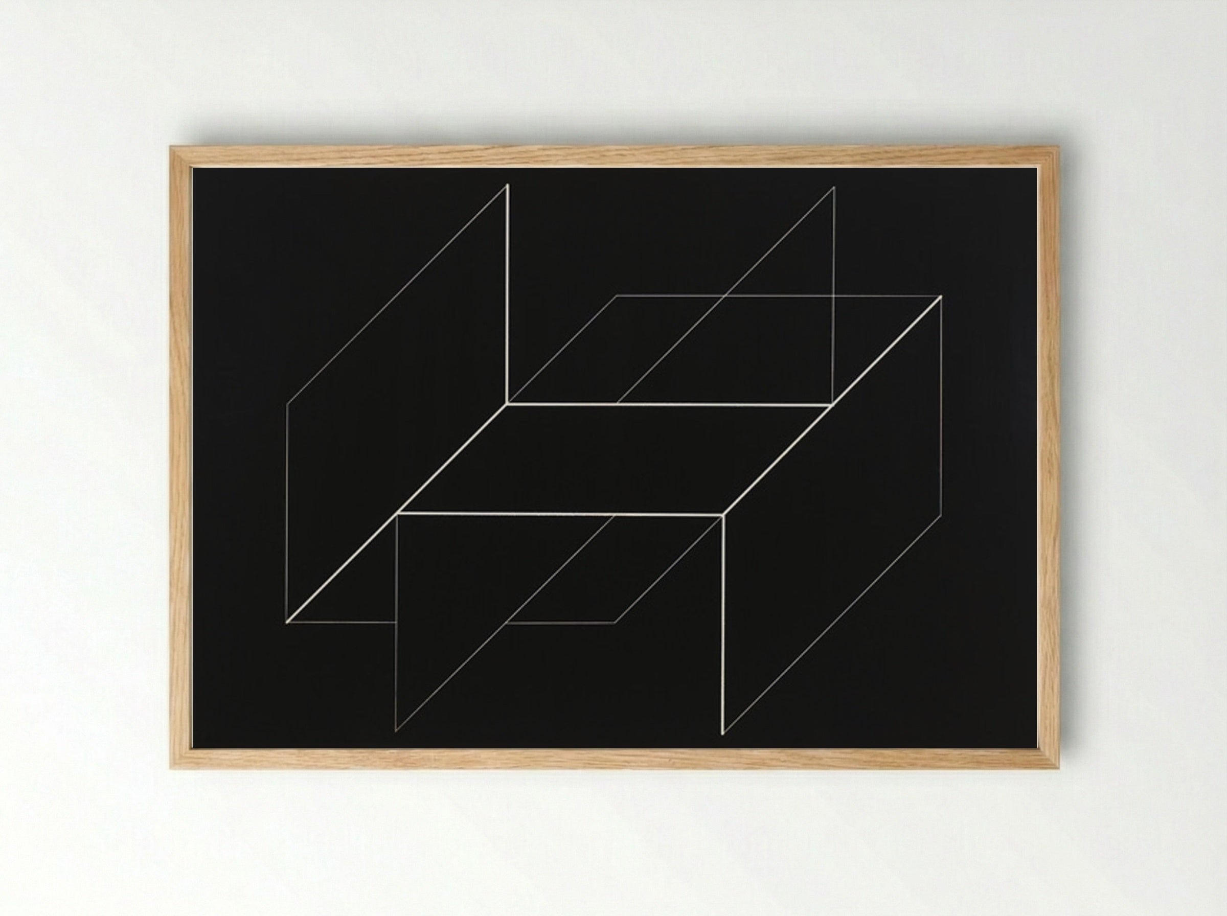 Structural Constellation - Josef Albers - Framed Print Wood