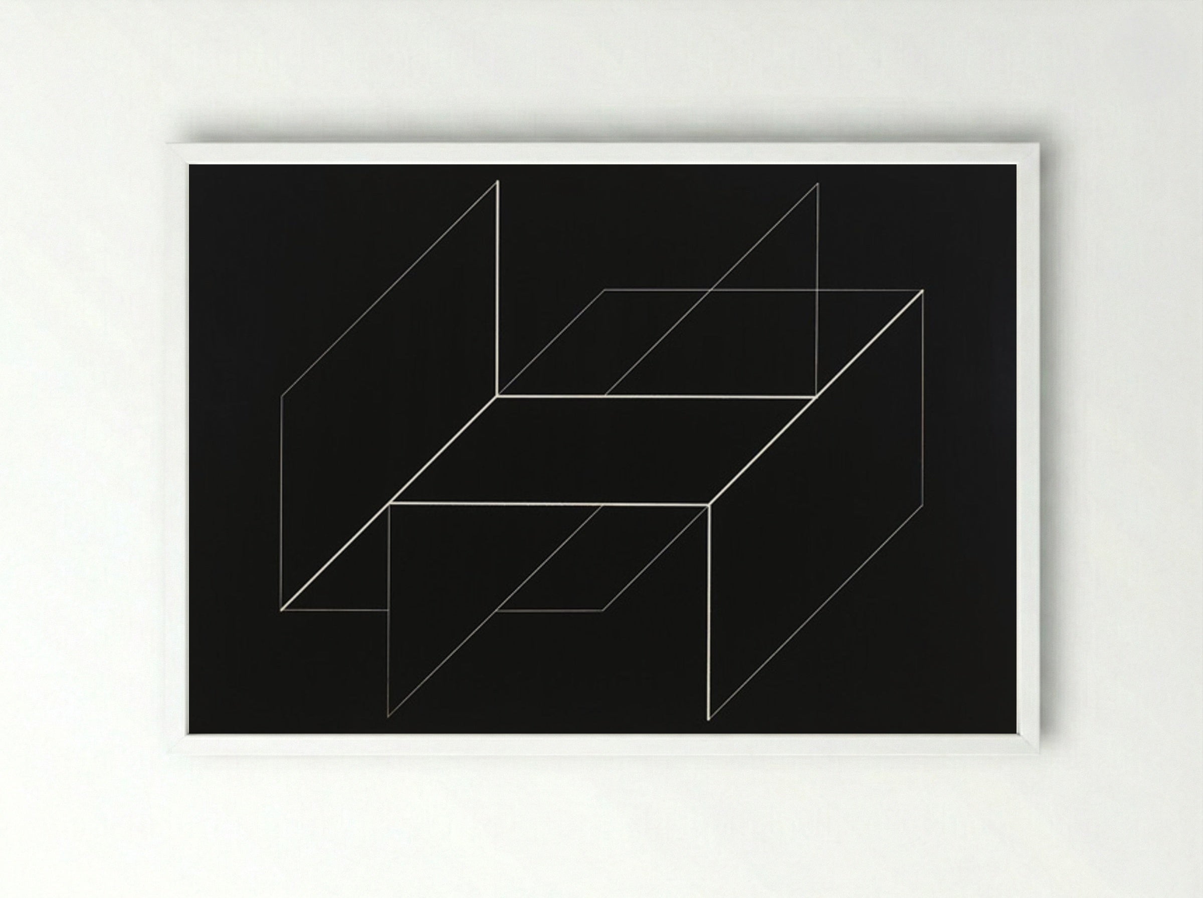Structural Constellation - Josef Albers - Framed Print White
