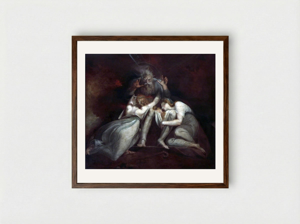 The Death of Oedipus - Henry Fuseli - Framed Print Dark Wood
