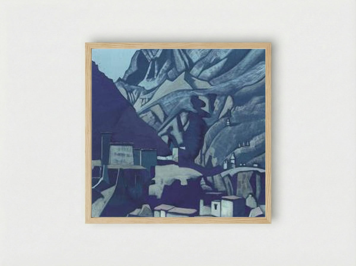 Sanctuaries and Citadels - Nicholas Roerich - Framed Print Wood