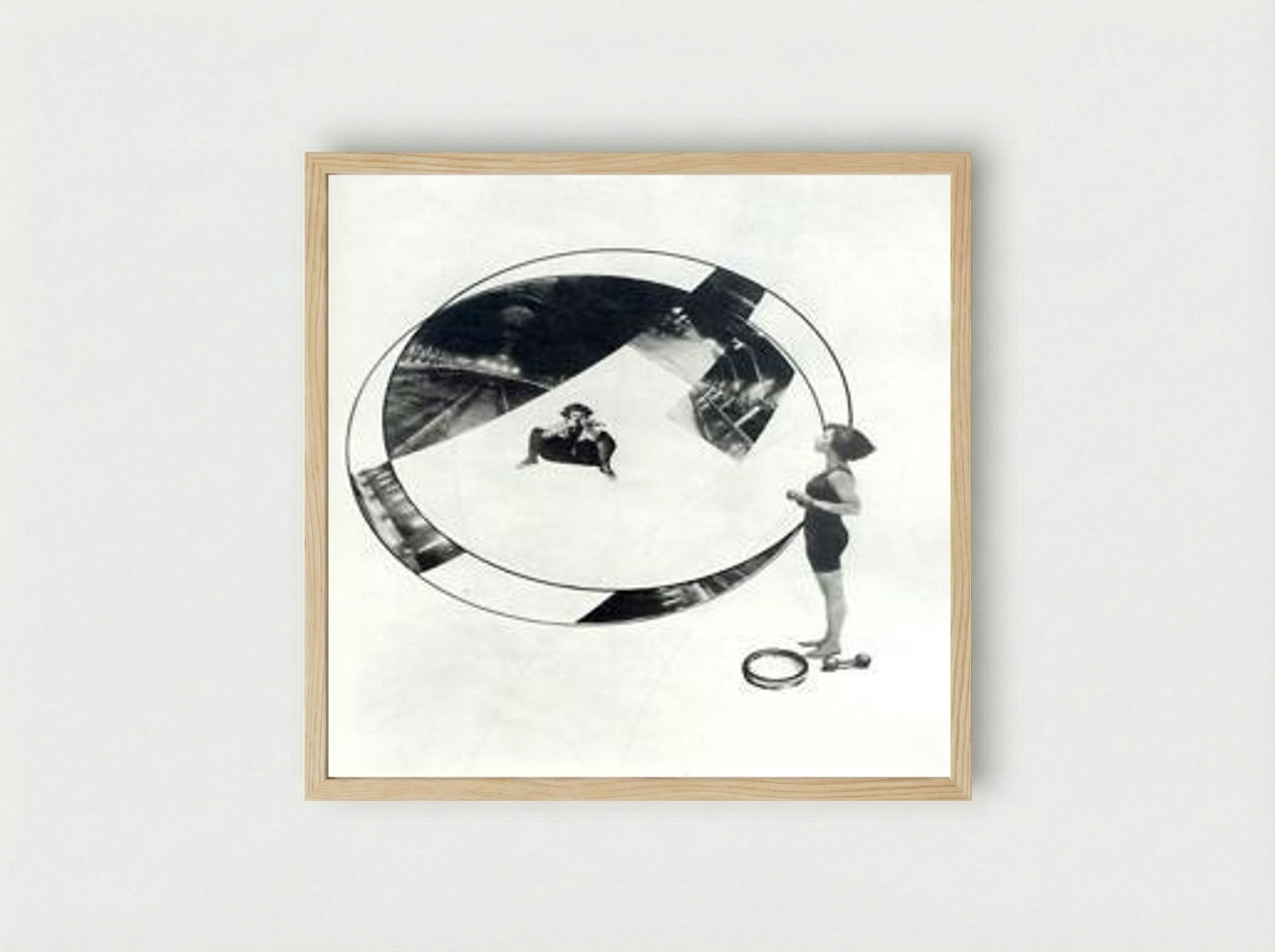 Untitled 9 (László Moholy-Nagy) - László Moholy-Nagy - Framed Print Wood