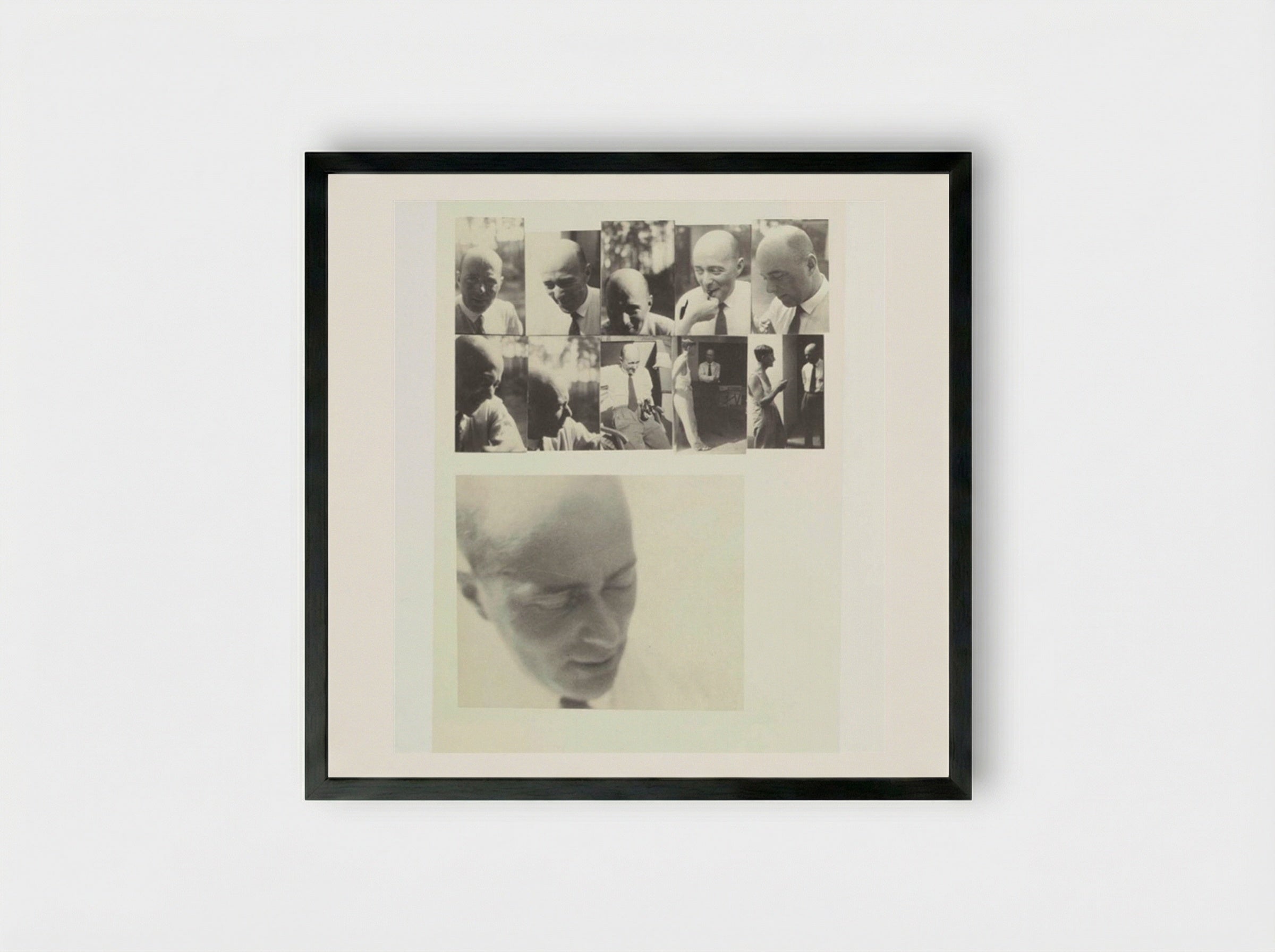 El Lissitzky - Josef Albers - Framed Print Black