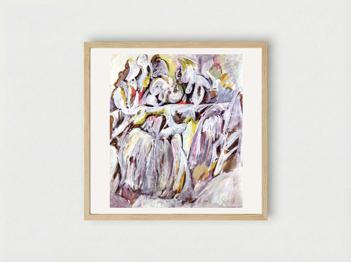 Waterfall - Arshile Gorky - Framed Print Wood