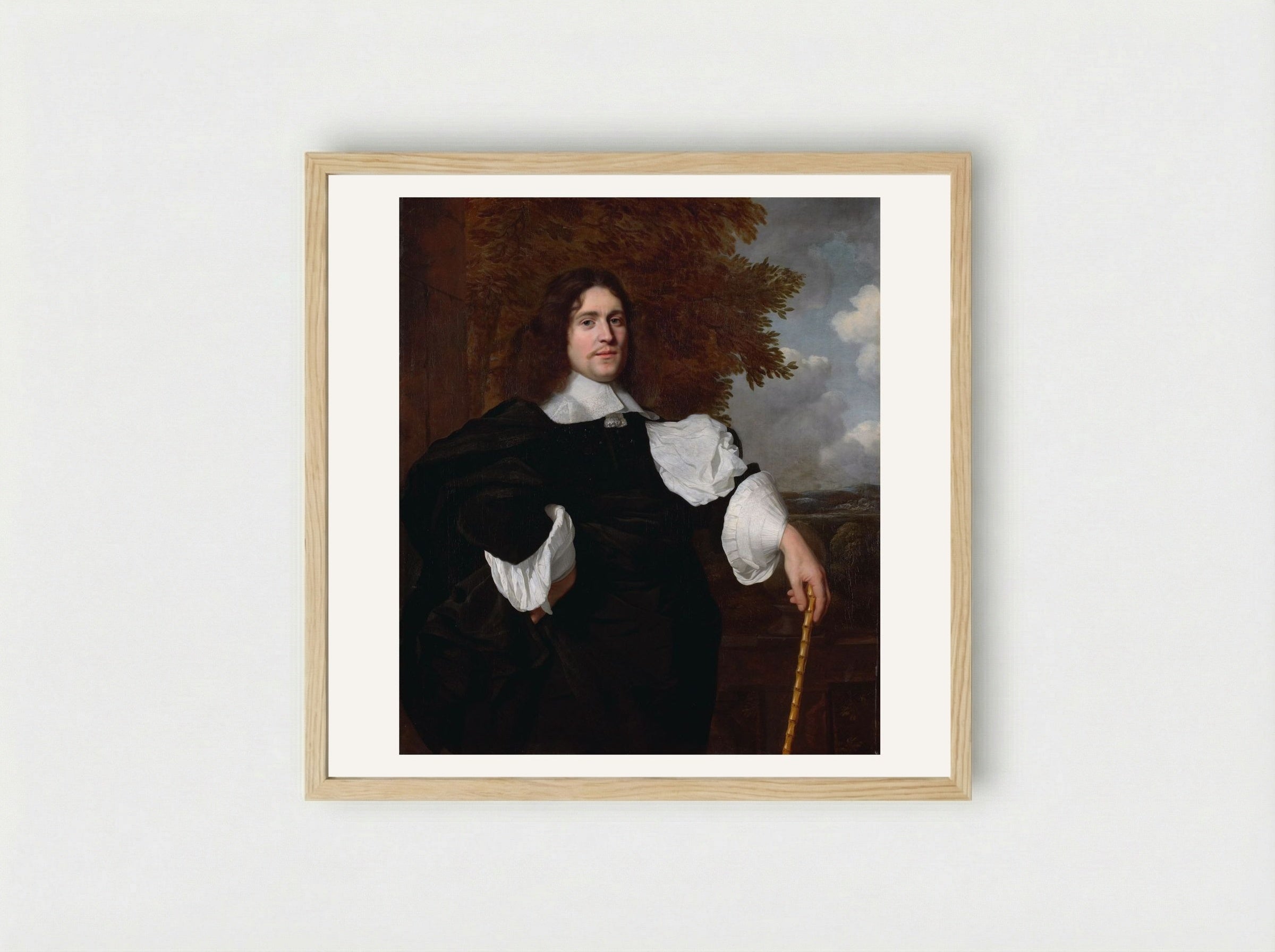 Portrait of Jacobus Trip - Bartholomeus van der Helst - Framed Print Wood