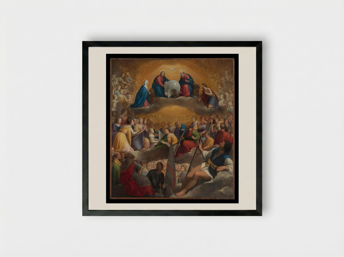 Paradise - Carlo Saraceni - Framed Print Black