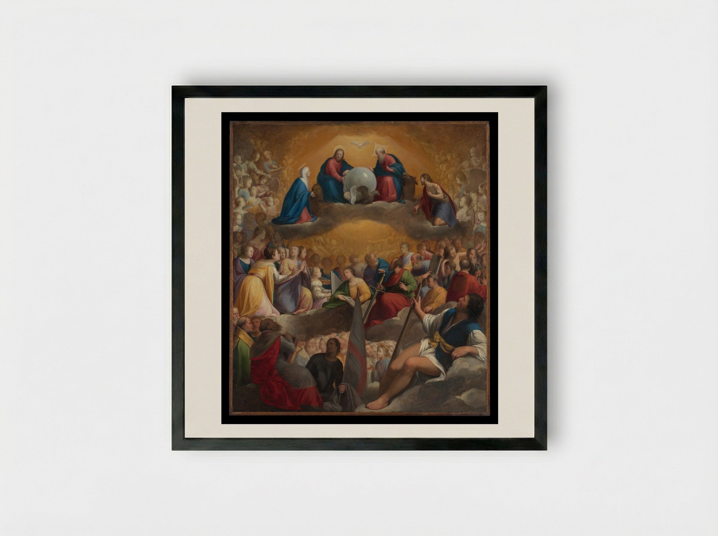 Paradise - Carlo Saraceni - Framed Print Black