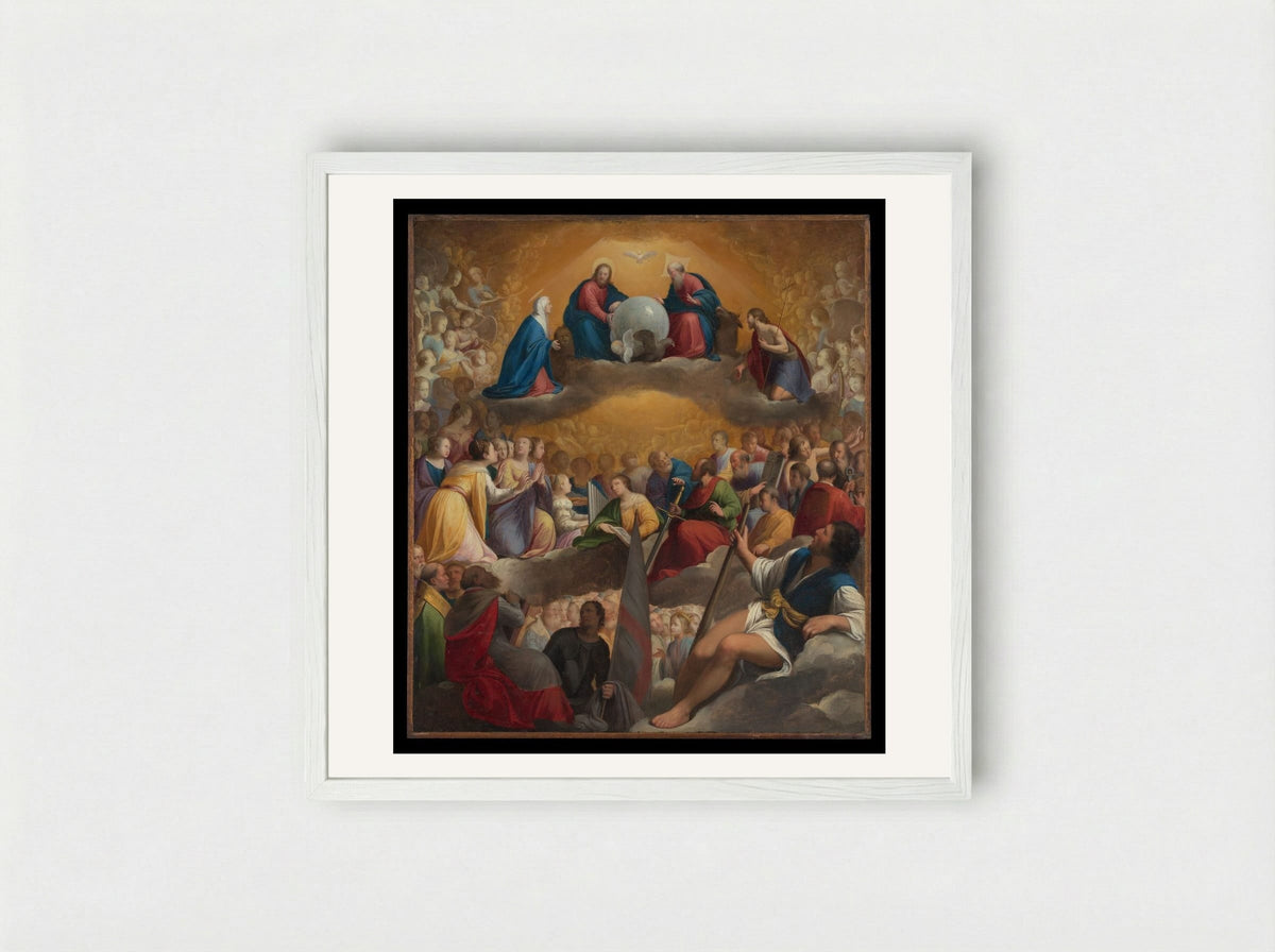 Paradise - Carlo Saraceni - Framed Print White