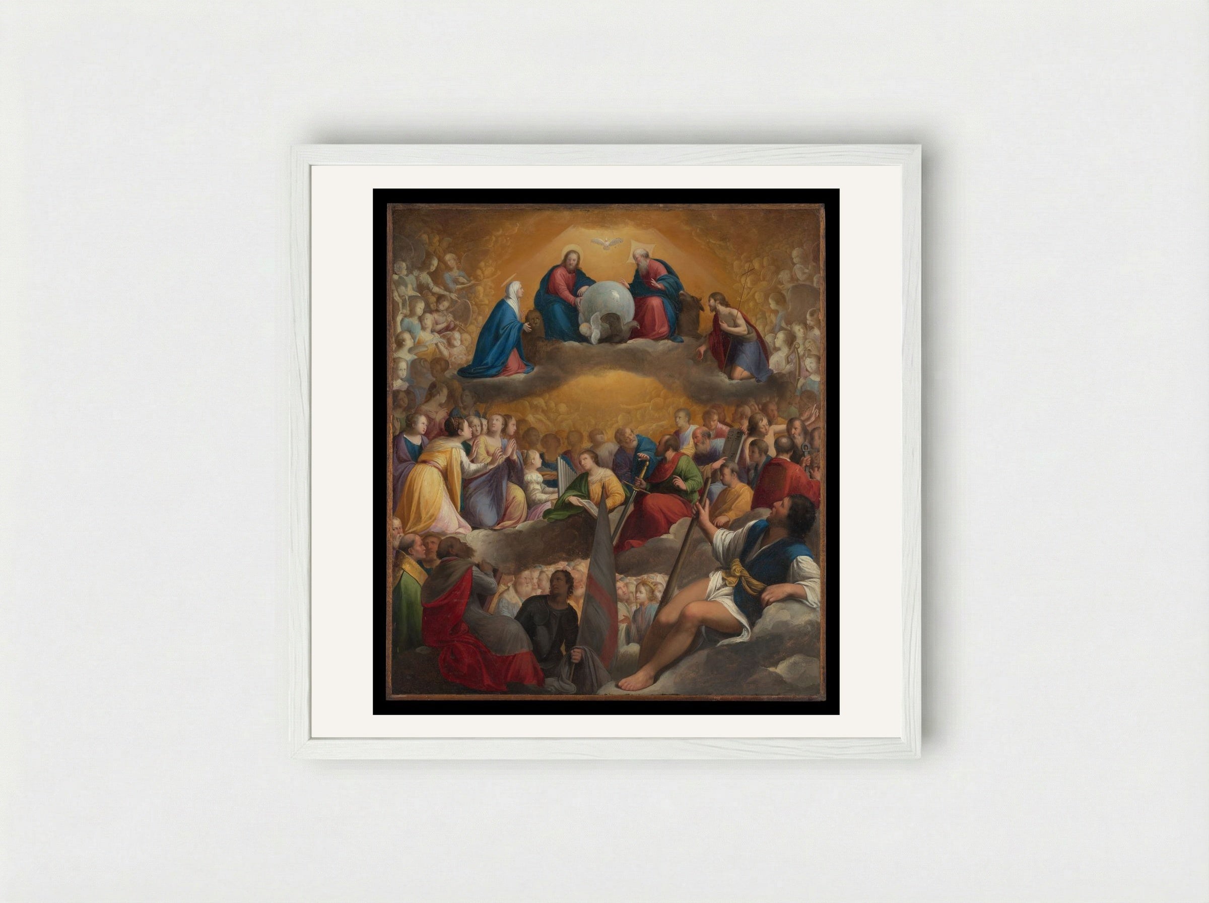 Paradise - Carlo Saraceni - Framed Print White