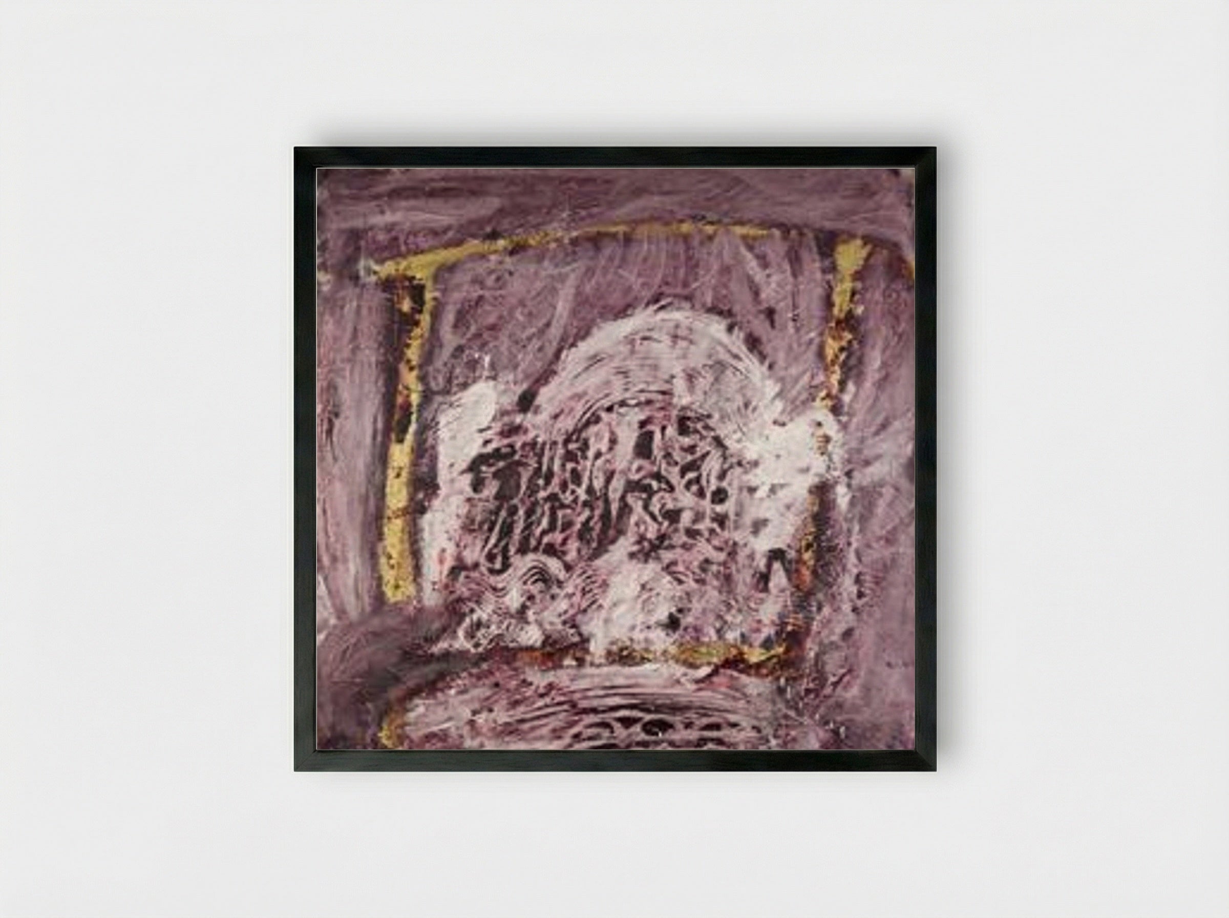 Comme un tapis de prière - Horia Damian - Framed Print Black