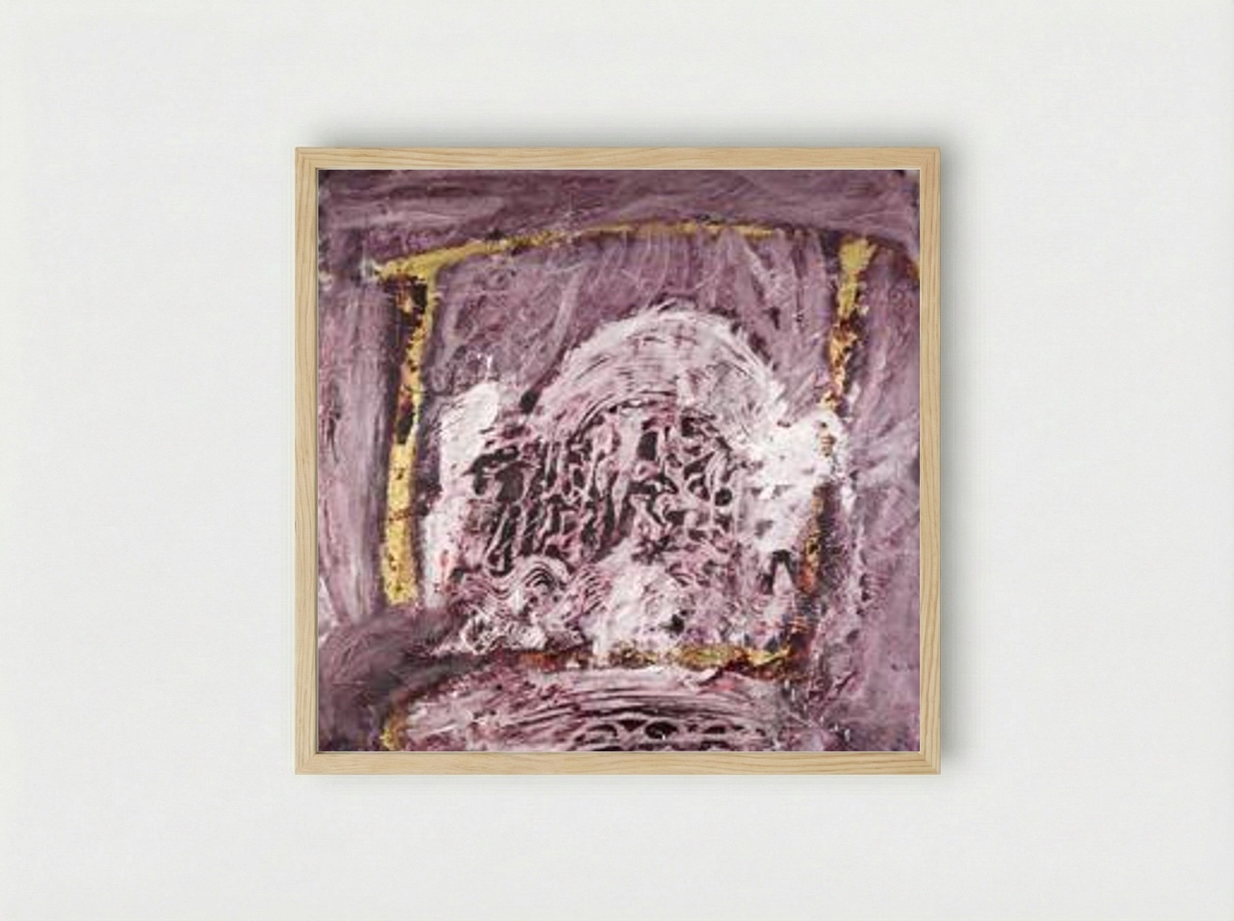 Comme un tapis de prière - Horia Damian - Framed Print Wood