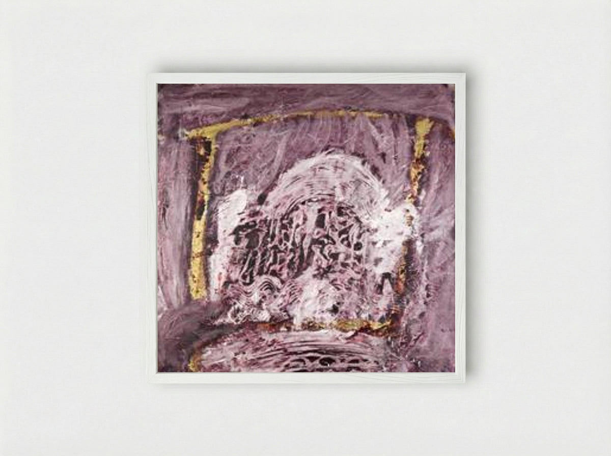 Comme un tapis de prière - Horia Damian - Framed Print White